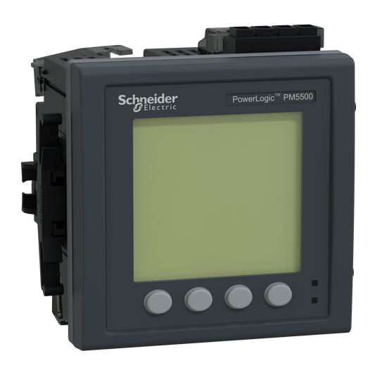 Schneider Electric-METSEPM5580-PowerLogic - centrale de mesure - IP+RS485 - 4E/2S - alim 24Vcc