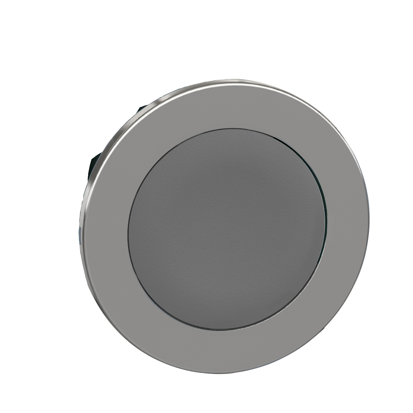 Schneider Electric-ZB4FA8-Harmony XB4 - tête bouton poussoir à impulsion - flush - gris