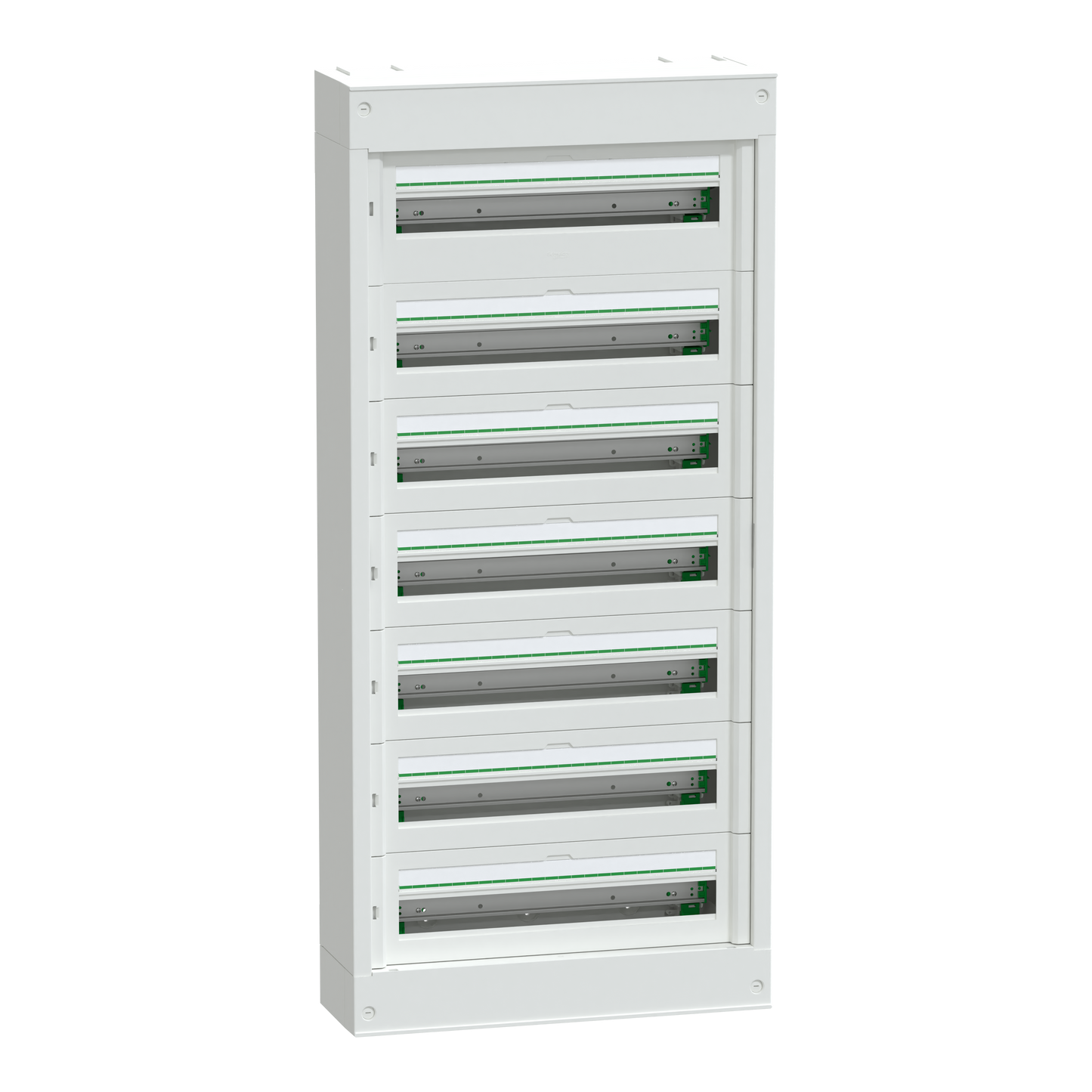 Schneider Electric-LVSST724-PrismaSeT S - coffret saillie plastique & métal 7 rangées 24 modules