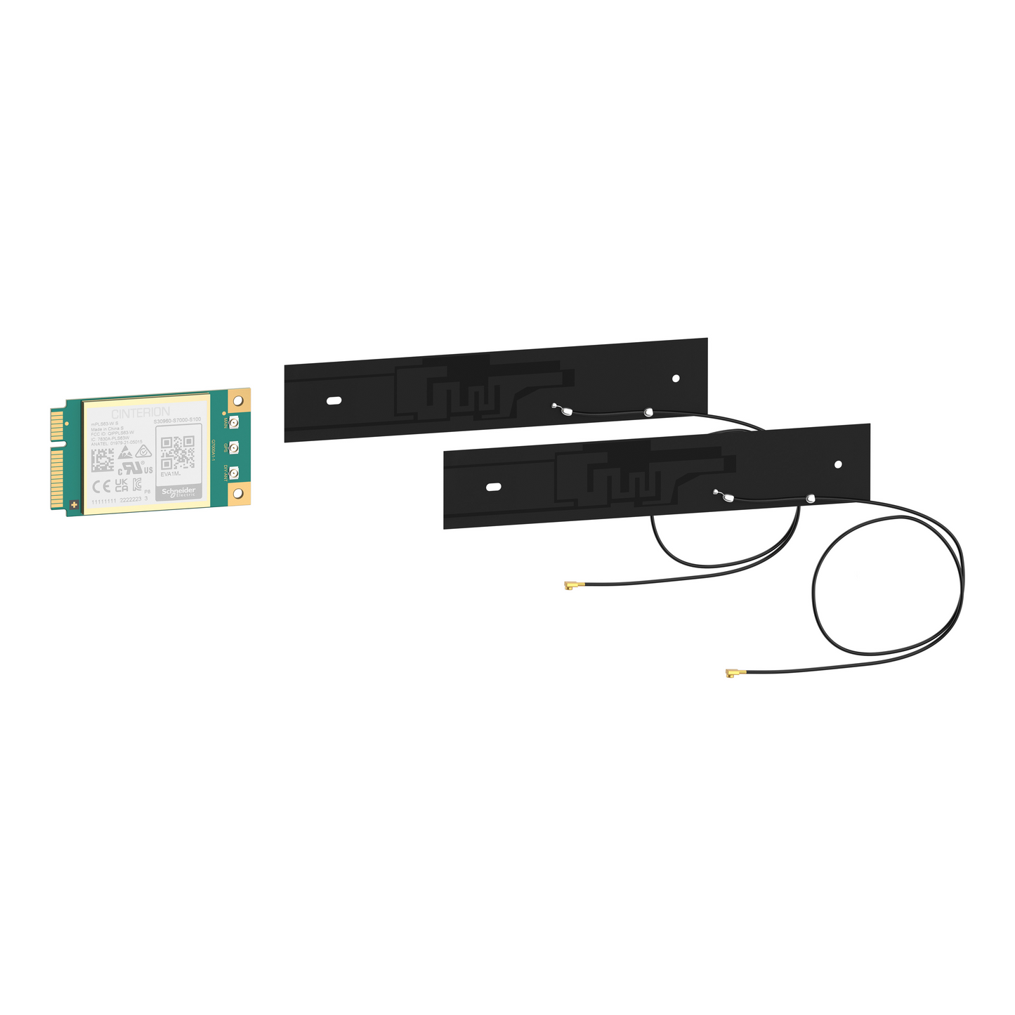 Schneider Electric-EVA1MS-Evlink - Carte modem 4G - Avec antenne intégrée - Pour Pro AC standard