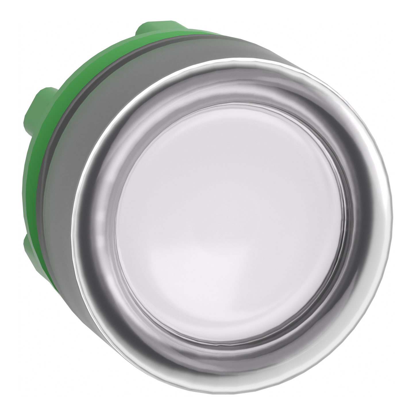 Schneider Electric-ZB5AW513-Harmony XB5 - tête bouton poussoir lumineux DEL - Ø22 - capuchonné - blanc