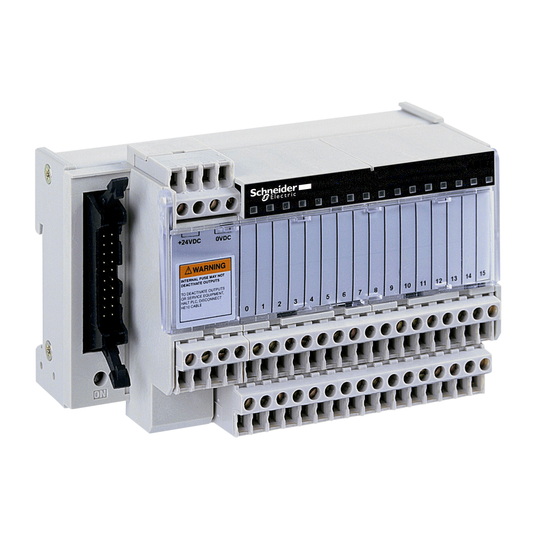 Schneider Electric-ABE7H16R23-Telefast ABE7 - embase de raccordement passive - 16 entrées type 2 - DEL
