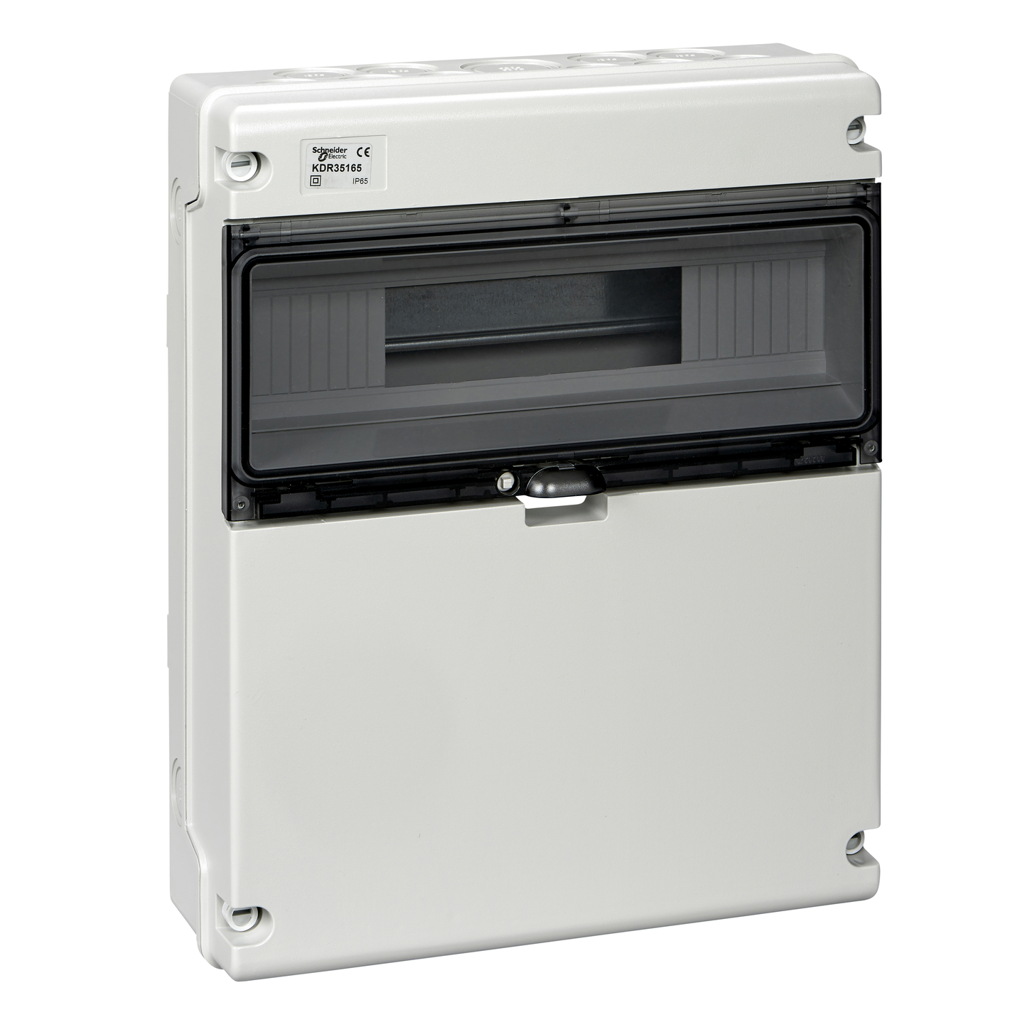 Schneider Electric-KDR35165-MUREVA XT - coffret étanche pr prises face lisse 1rangée 16modules 400x320 IP65