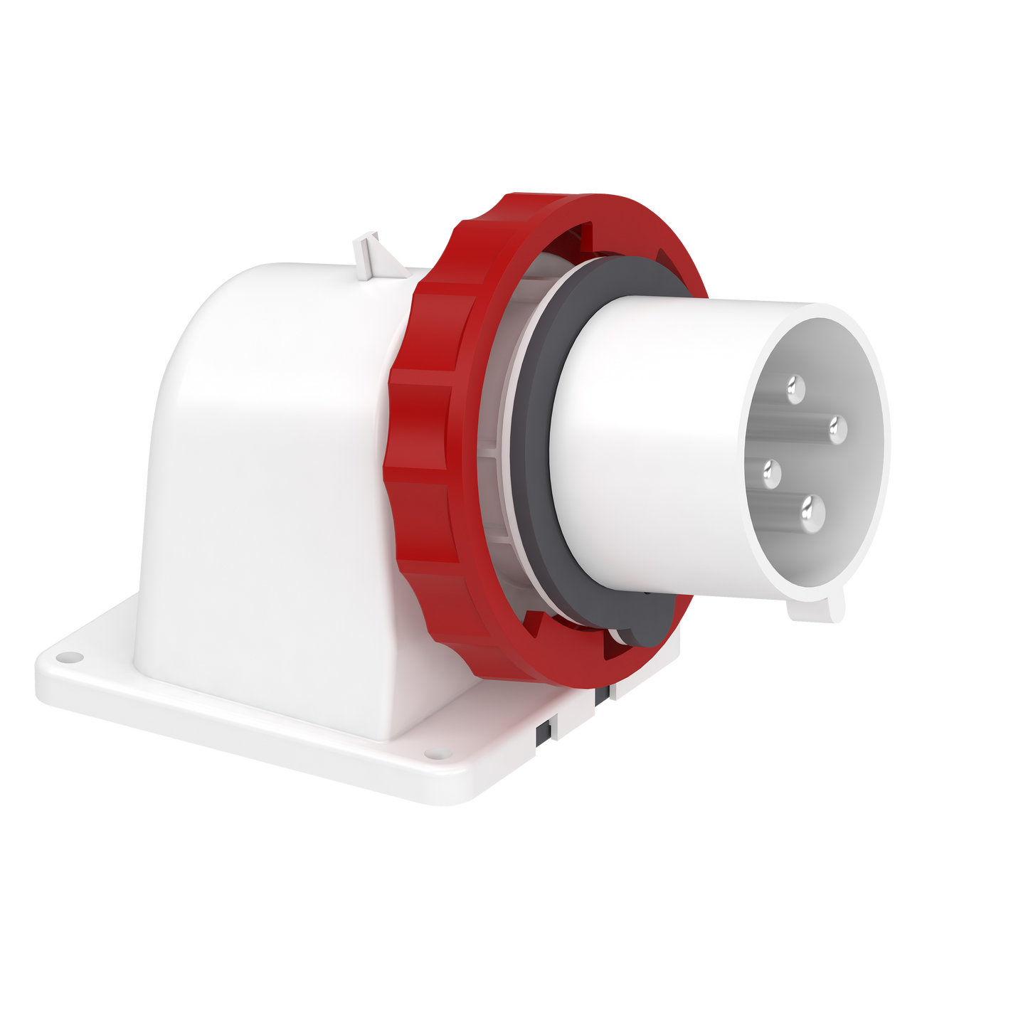 Schneider Electric-83870-Mureva - socle de connecteur industriel - 32 A - 3P+T - 380-415V CA - IP67