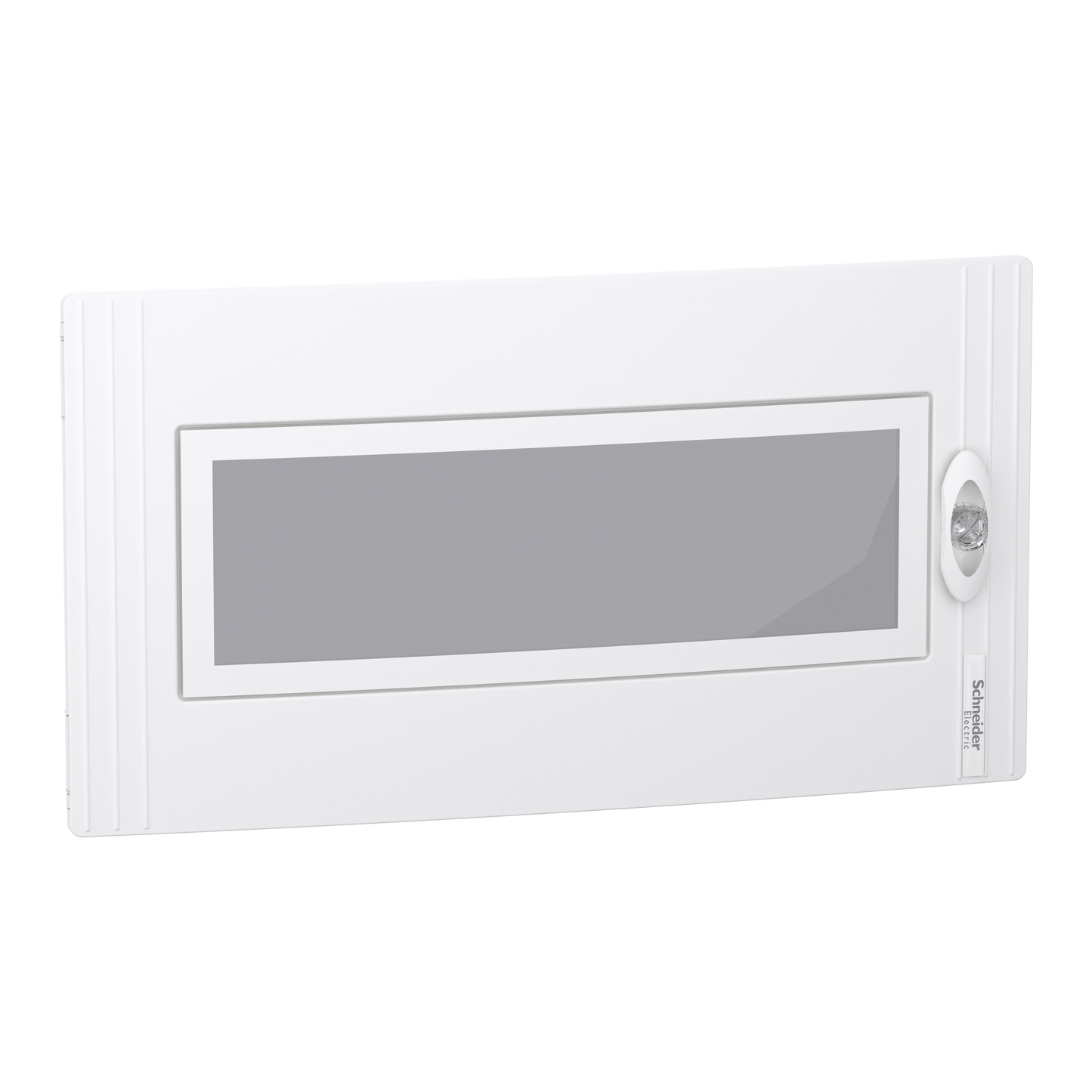 Schneider Electric-LVSXDT124-PrismaSeT XS - Porte transparente RAL9003 pour coffret saillie 1R 24 modules