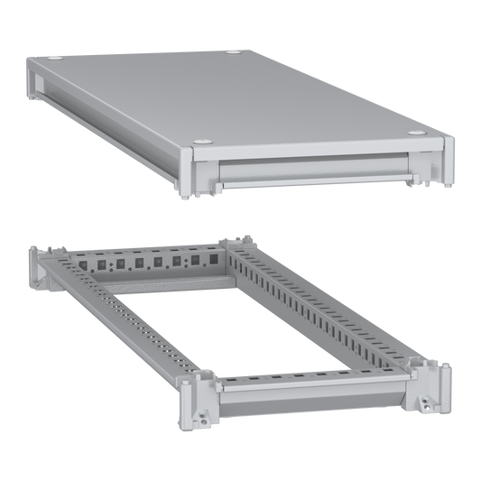 Schneider Electric-NSYSFNC38-PanelSeT SFN Kit - cadre supérieur et inférieur - 300x800 mm (Hxl)