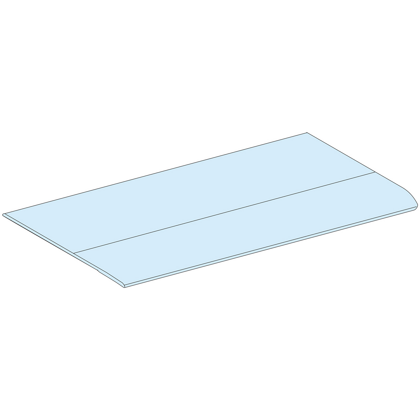 Schneider Electric-LVS01039-PrismaSeT G - Plaque passe-câble - Gaine L300 -IP30 - RAL9003