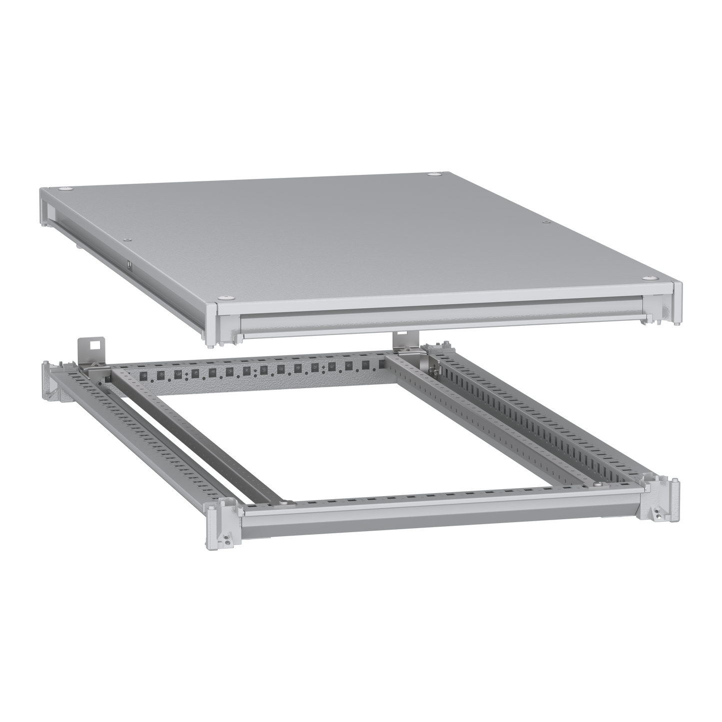 Schneider Electric-NSYSFNC610-PanelSeT SFN Kit - cadre supérieur et inférieur - 600x1000 mm (Hxl)