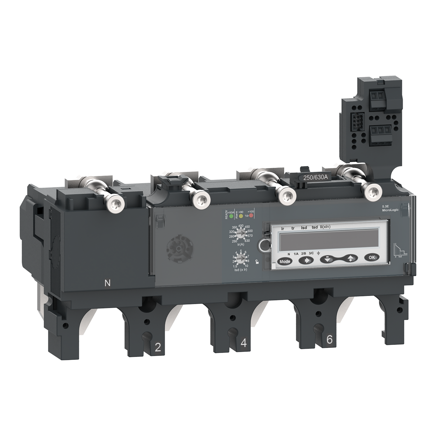 Schneider Electric-C6345E630-ComPacT NSX - Déclencheur MicroLogic 5.3 E 630A - 4P4D pour NSX630