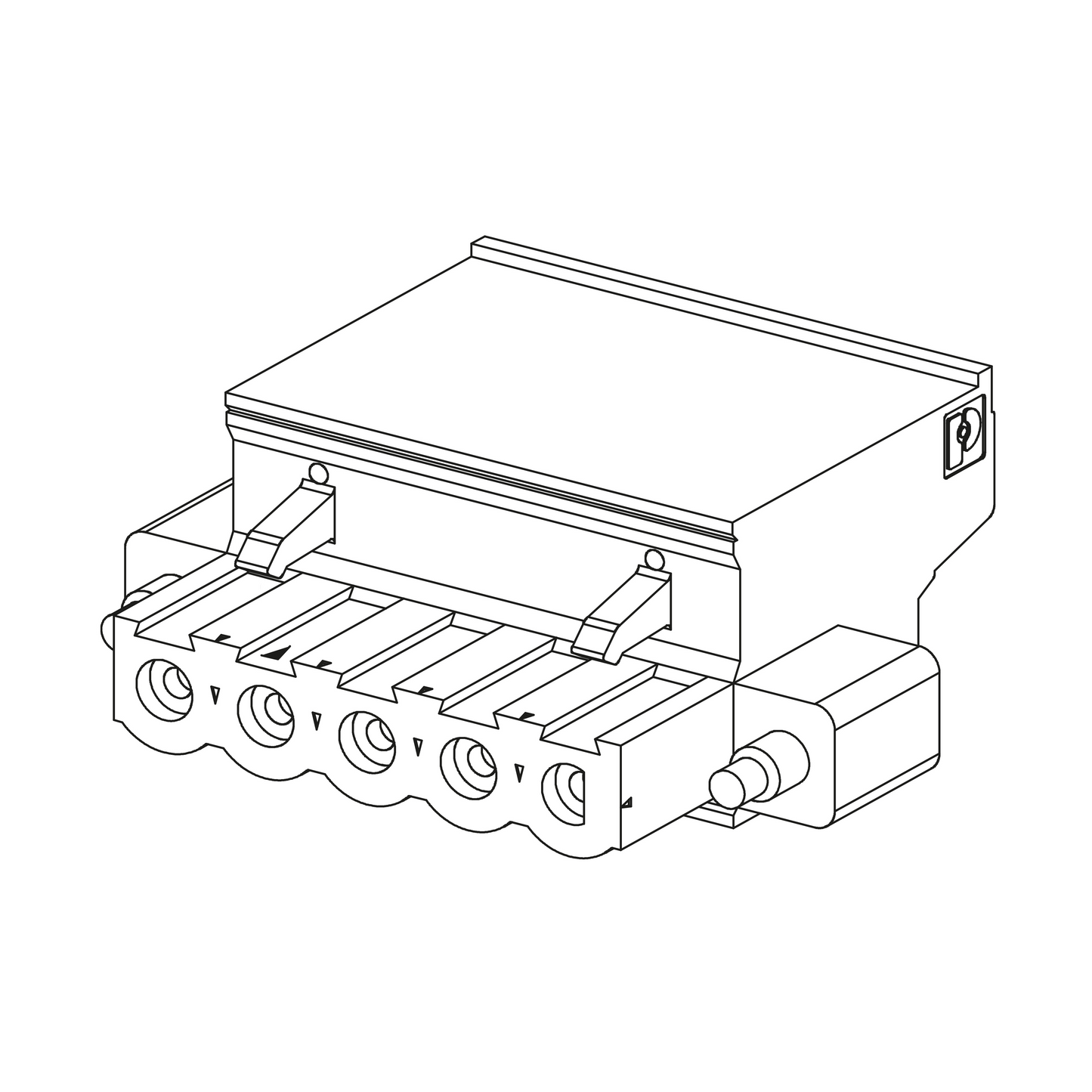 Schneider Electric-BMXXTSCPS10-Modicon X80 - borniers débrochables - à cage - pour module d'alim. - lot de 2