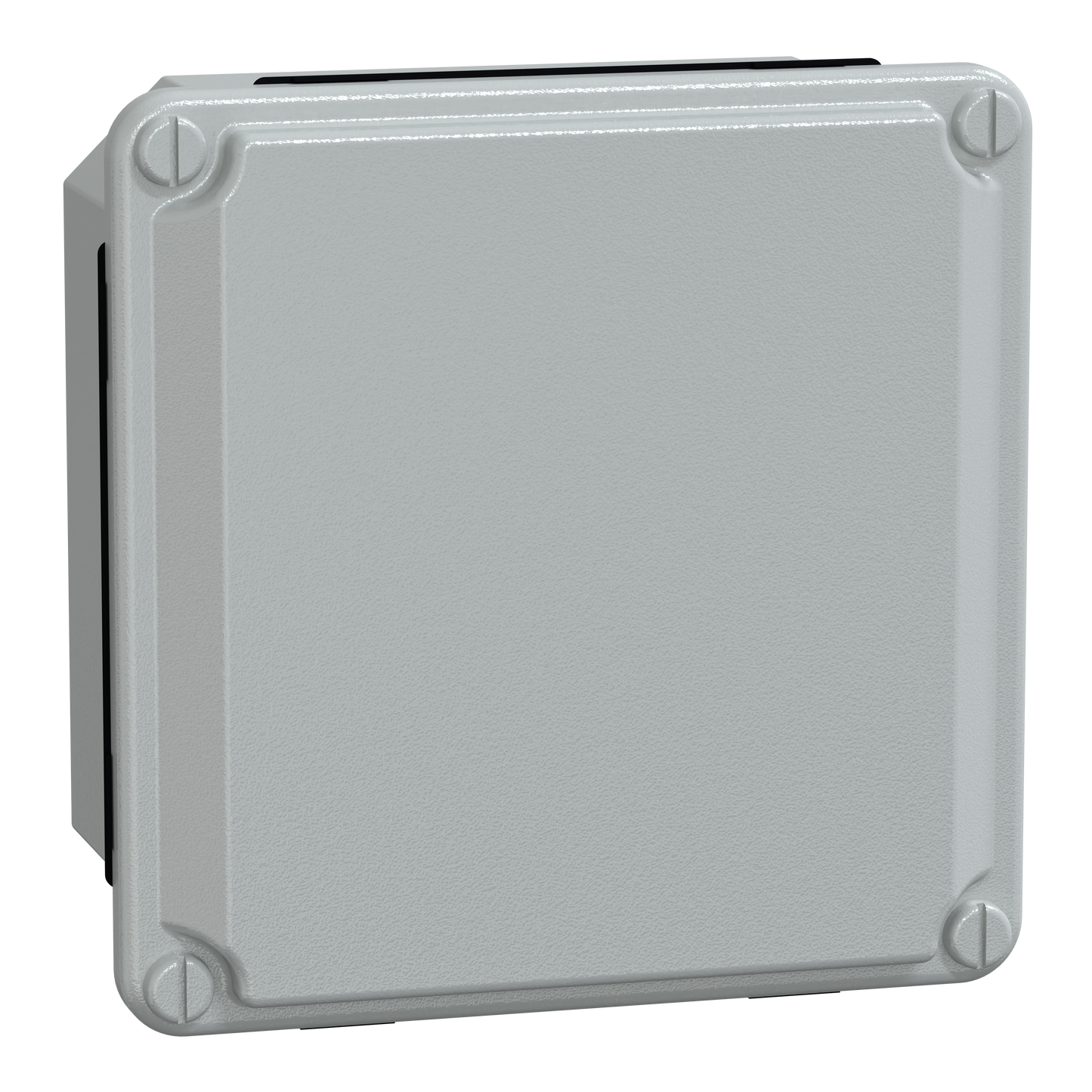Schneider Electric-NSYDBN1010-PanelSeT SDB - boîte acier - couvercle bas - sans prédécoupage - 105x105x49mm