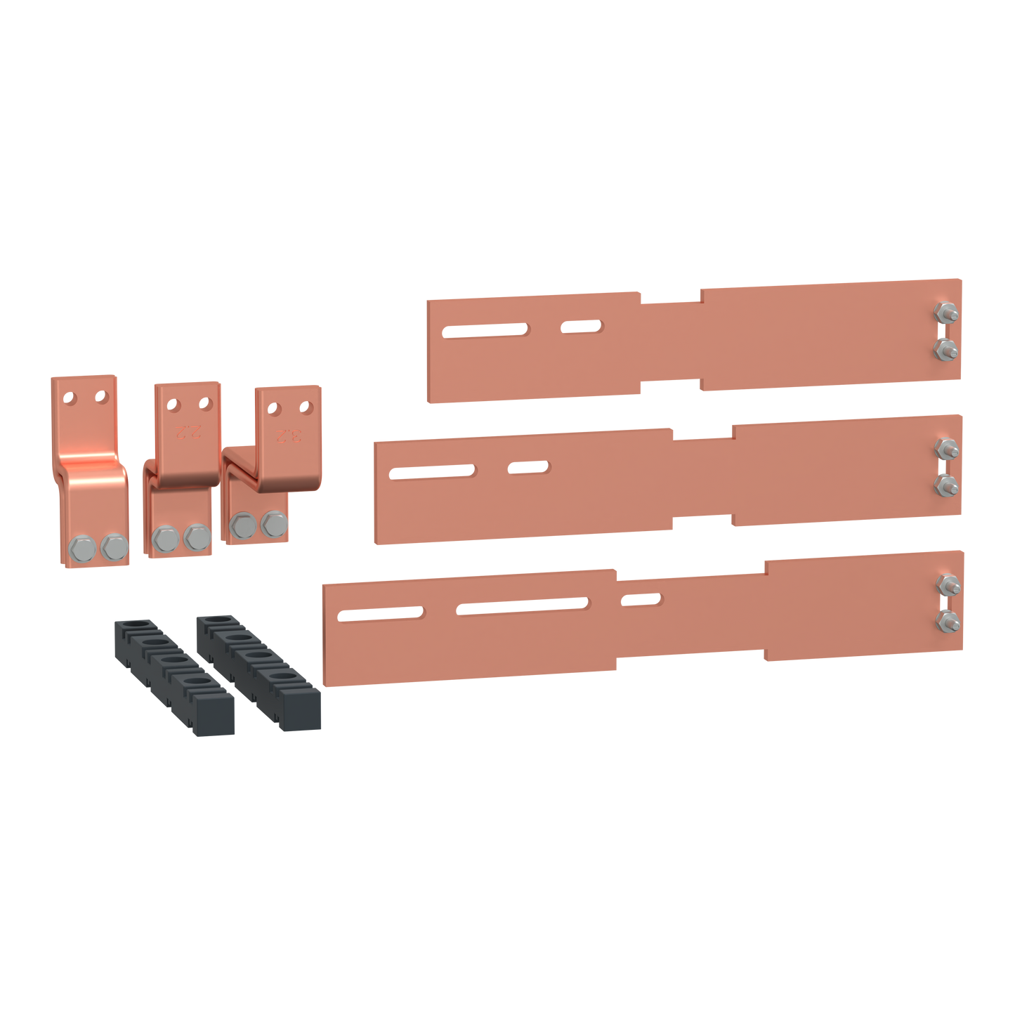Schneider Electric-LVS04487-PrismaSeT P - Liaison aval JdB.V - NS1600 - vertical - fixe - 3P