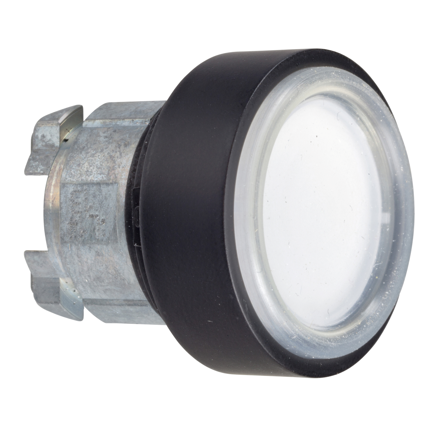 Schneider Electric-ZB4BP1837-Harmony XB4 - tete de bouton - Blanc - Membrane - diam 22 - Collerette noir