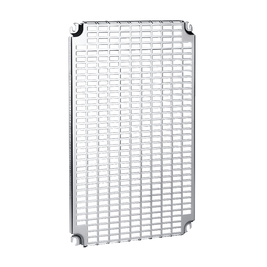 Schneider Electric-NSYPMR155-PanelSeT - Thalassa - châssis perforé Telequick - acier - pr armoire 1500x500mm