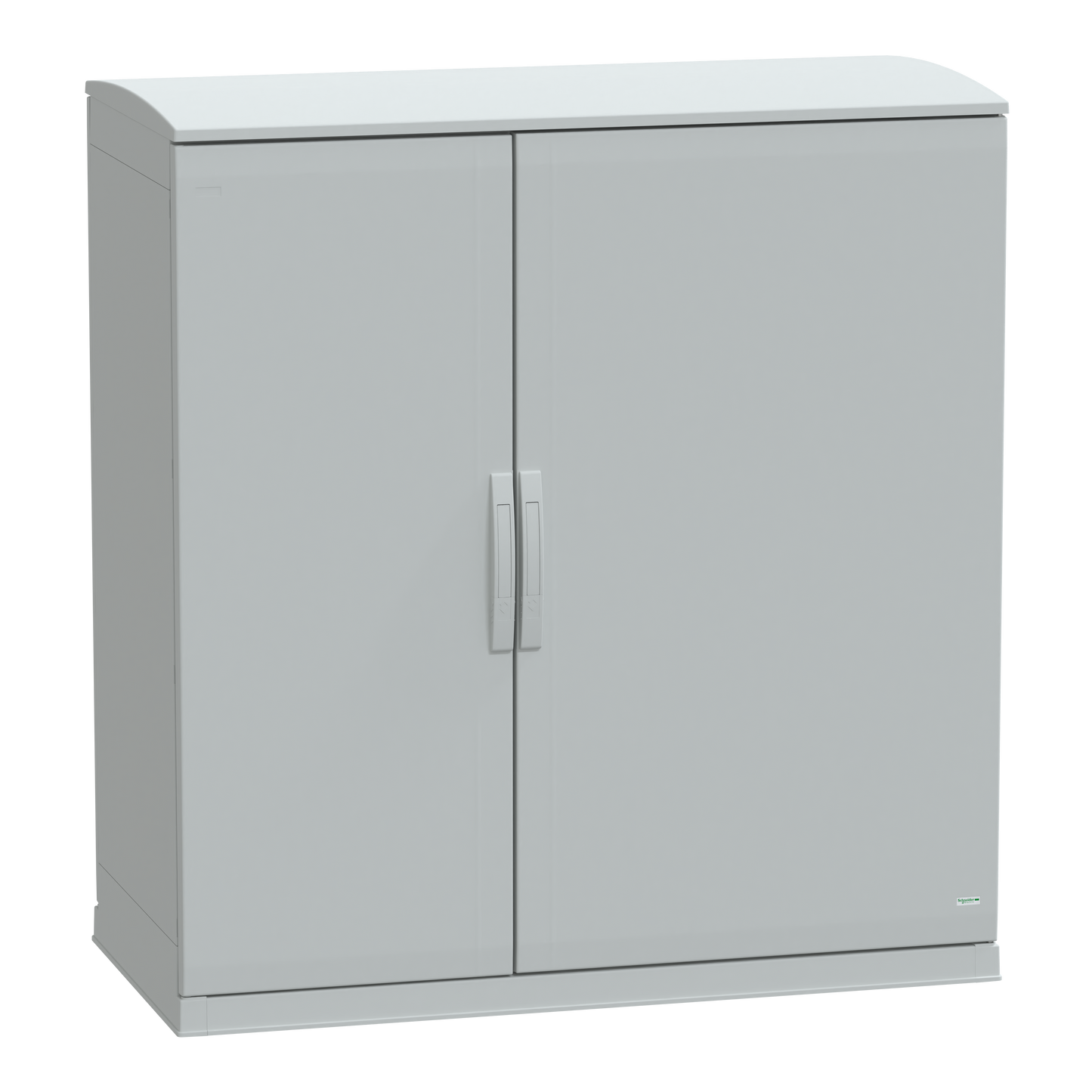 Schneider Electric-NSYPLAZT12126G-Thalassa - Armoire polyester socle + toit 1250x1250x620- IP44 Ral 7035