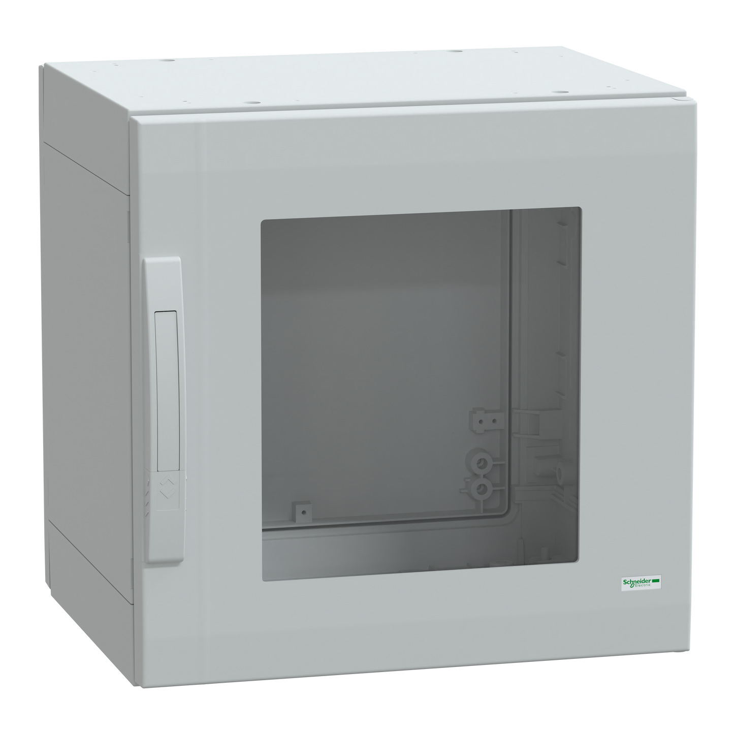 Schneider Electric-NSYPLA554TG-Thalassa - Armoire polyester 500x500x420 - IP65 - vitrée Ral 7035
