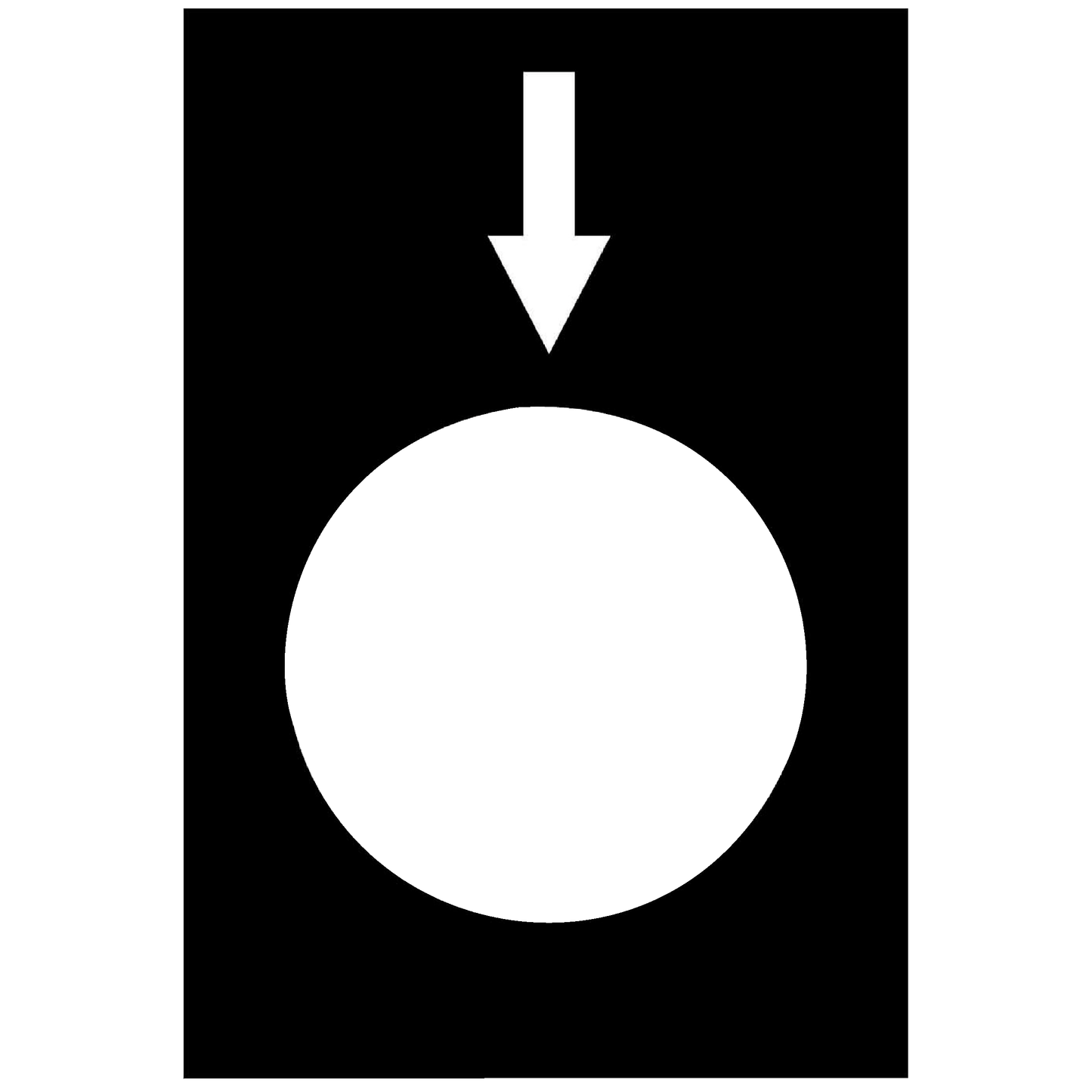 Schneider Electric-ZB2BY2954-Harmony - étiquette - 30x40mm - noir - descente PV