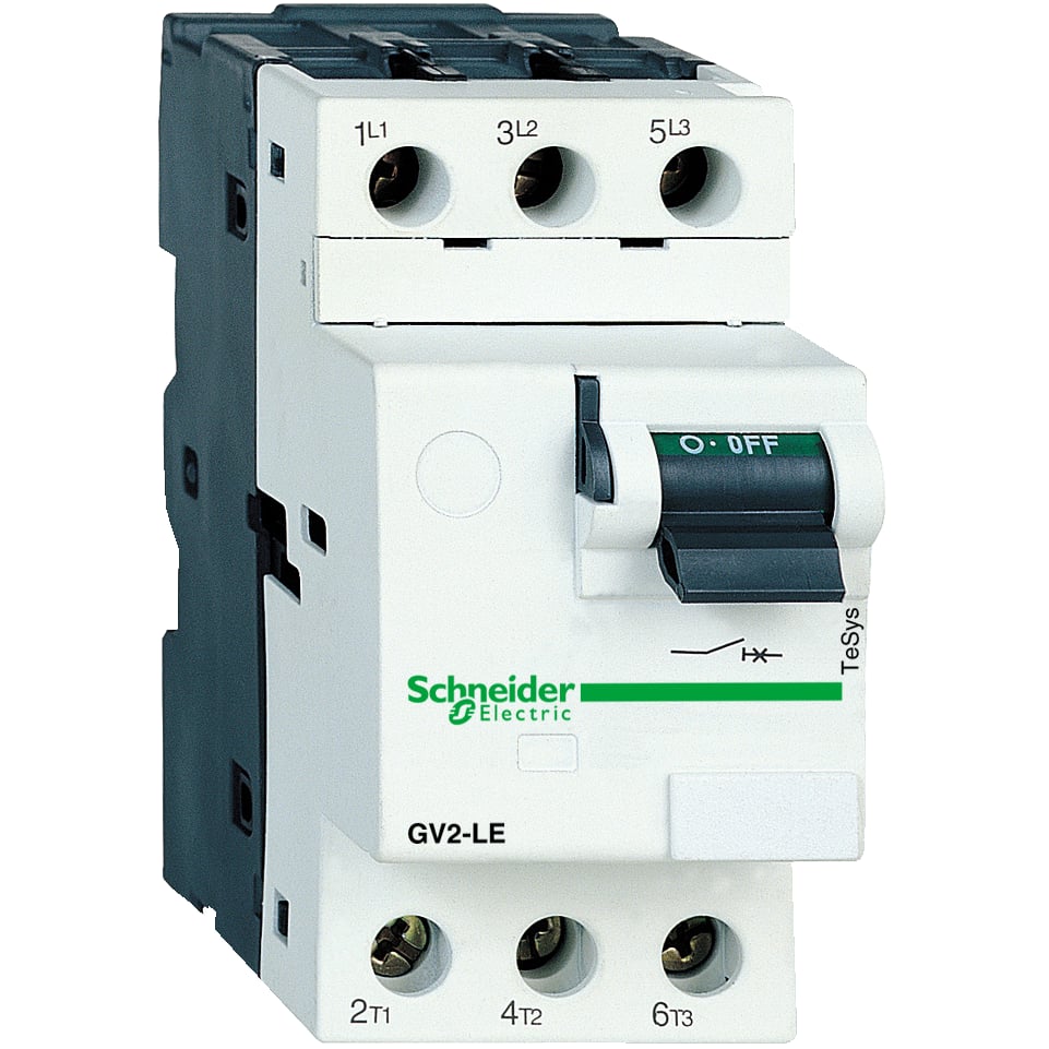 Schneider Electric-GV2LE14-TeSys GV2LE - disjoncteur moteur - 10A - 3P 3d - déclencheur magnétique