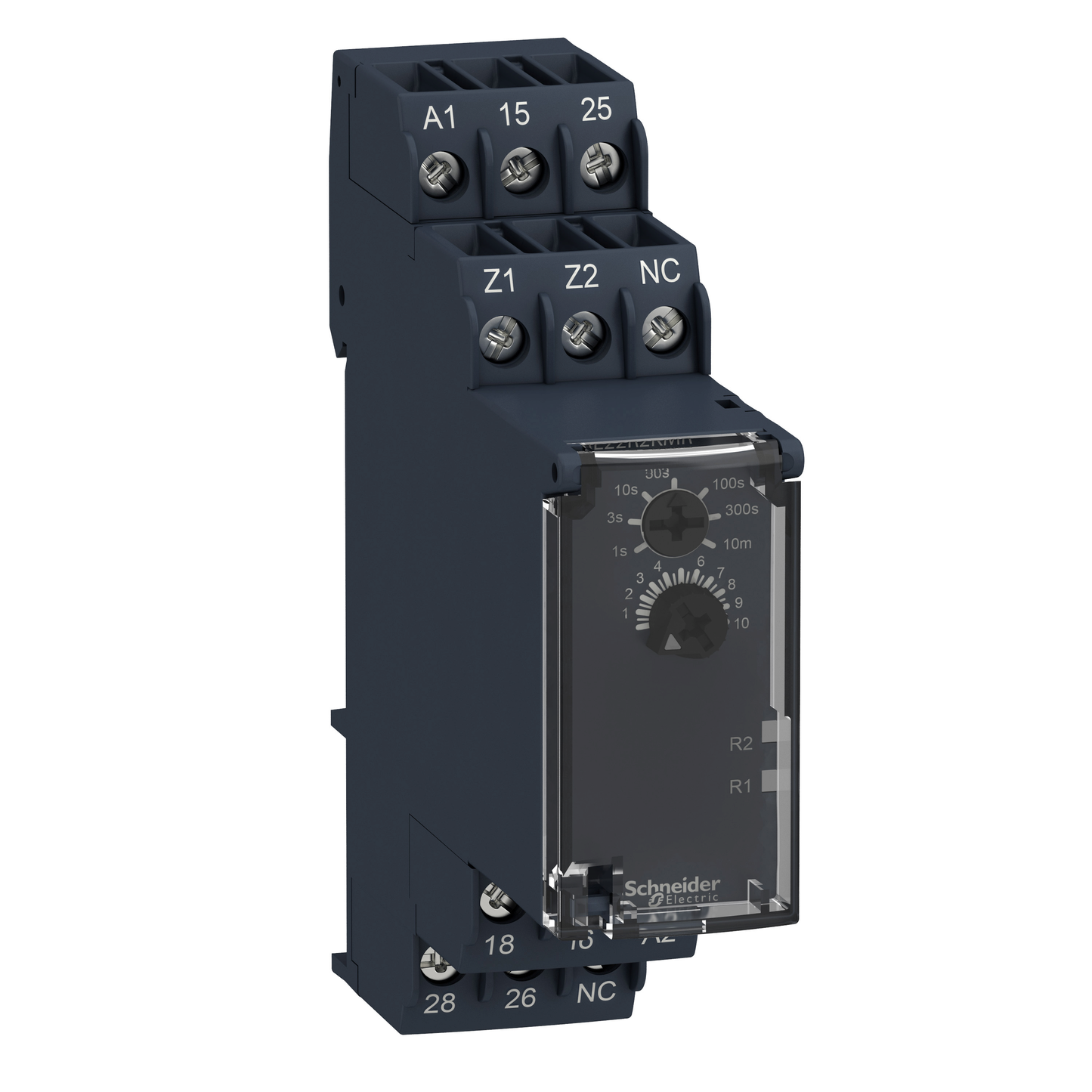 Schneider Electric-RE22R2KMR-Harmony Time RE22 - relais tempo - 2OF - K - 1s à 10mn - 24V à 240VACDC