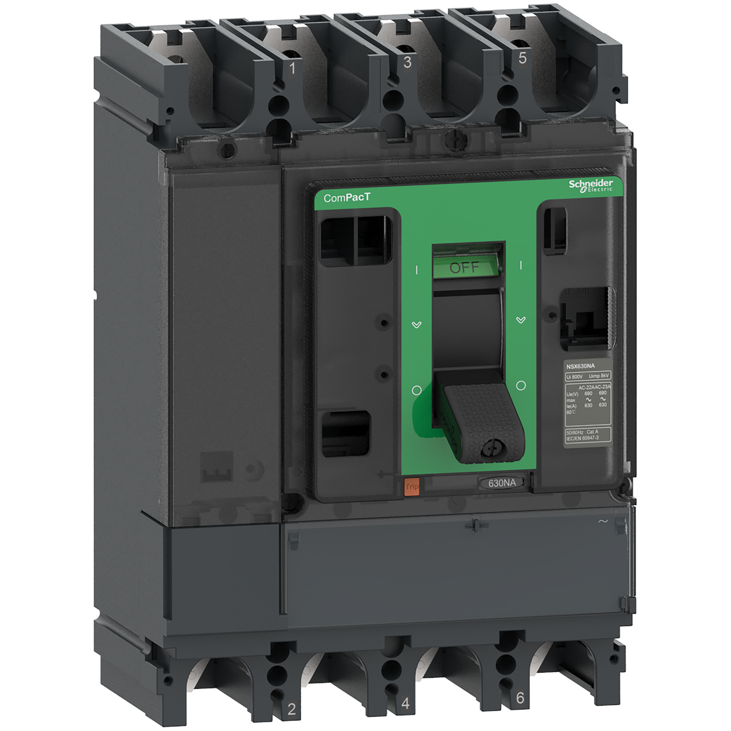 Schneider Electric-C634630S-ComPacT NSX630NA - Interrupteur-Sectionneur - 630A - 4P