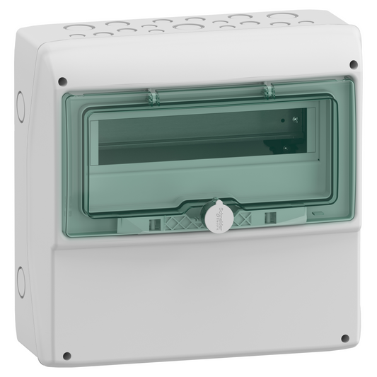 Schneider Electric-13166M-Mureva coffret Polyvalent face lisse 12+1 Modules 340x335mm
