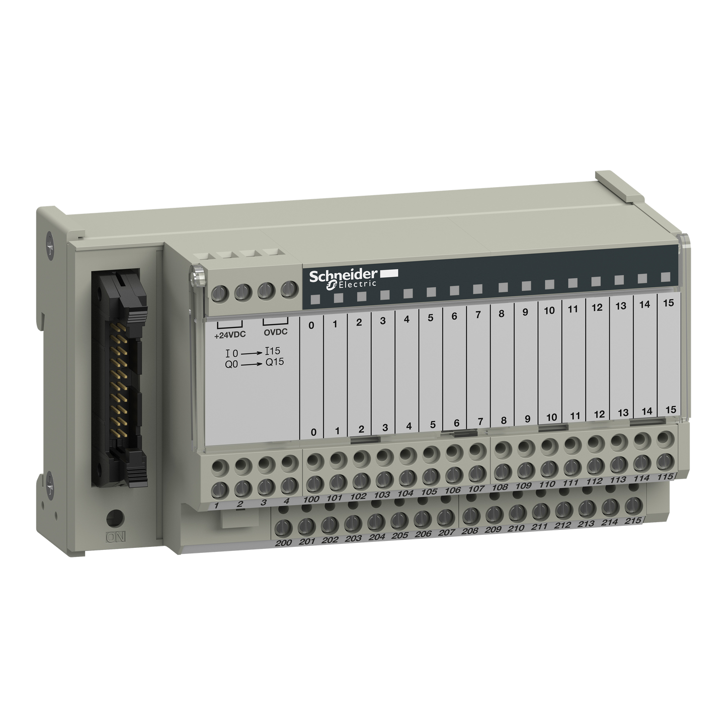 Schneider Electric-ABE7H16S21-Telefast ABE7 - embase de raccordement passive - 16 E ou S - DEL - isolateur