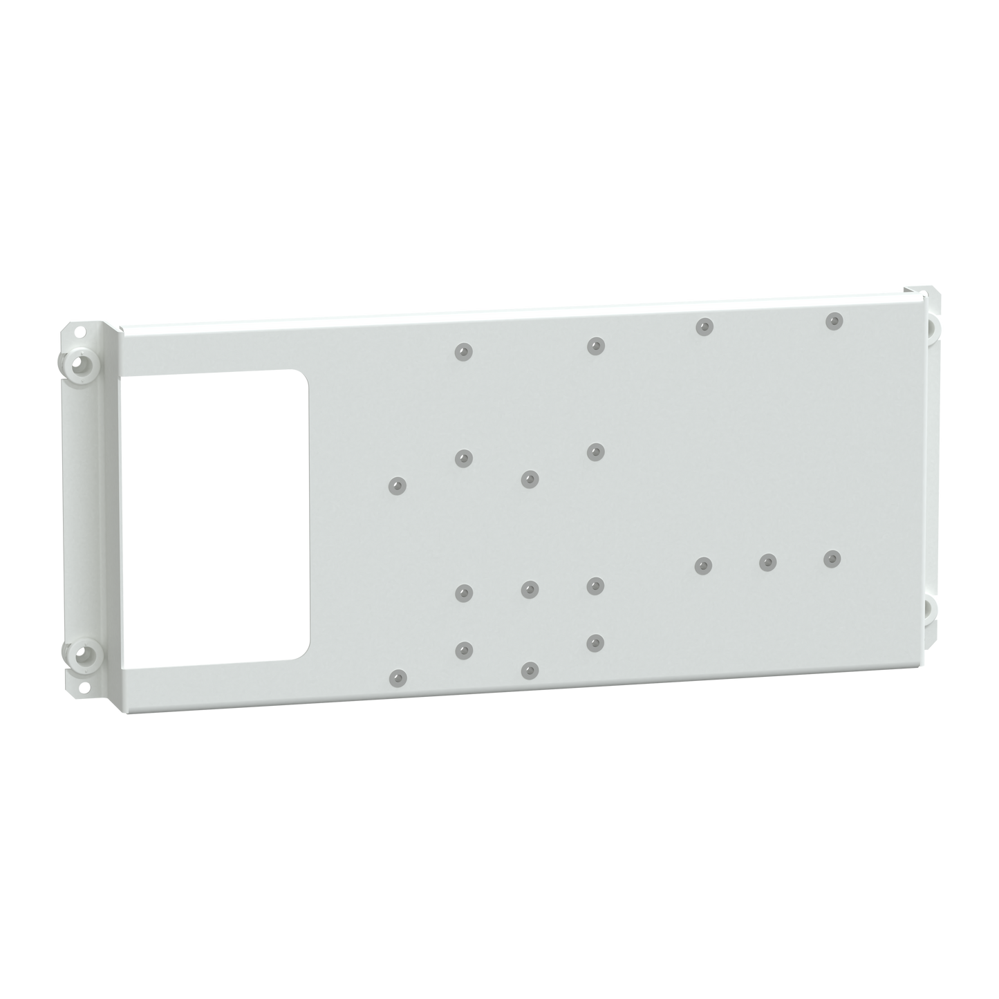 Schneider Electric-LVS03145-PrismaSeT G - Platine NSX/INS 100 à 250A - Fixe - côte/côte-L600-RAL9003