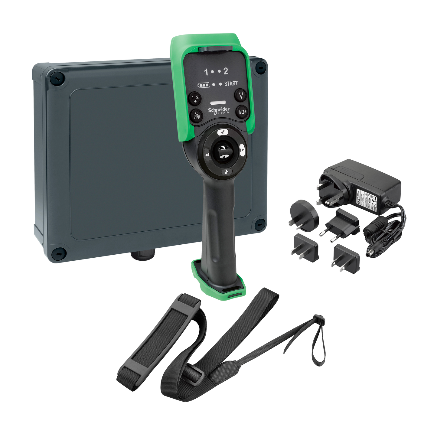 Schneider Electric-XARSK8L12W-eXLhoist - starter kit - base ZARB12W - cde ZART8L - chargeur ZARC01 et access.