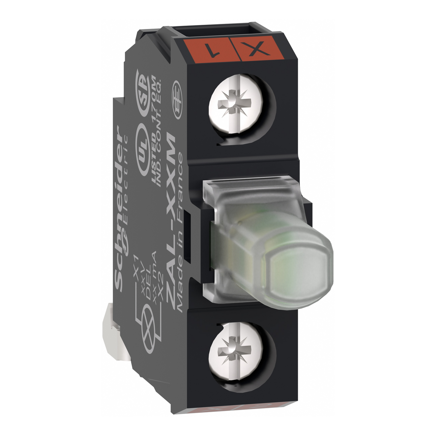 Schneider Electric-ZALVM4M-Harmony - bloc lumineux boîte à boutons - rouge - LED 230-240V - Maintenance