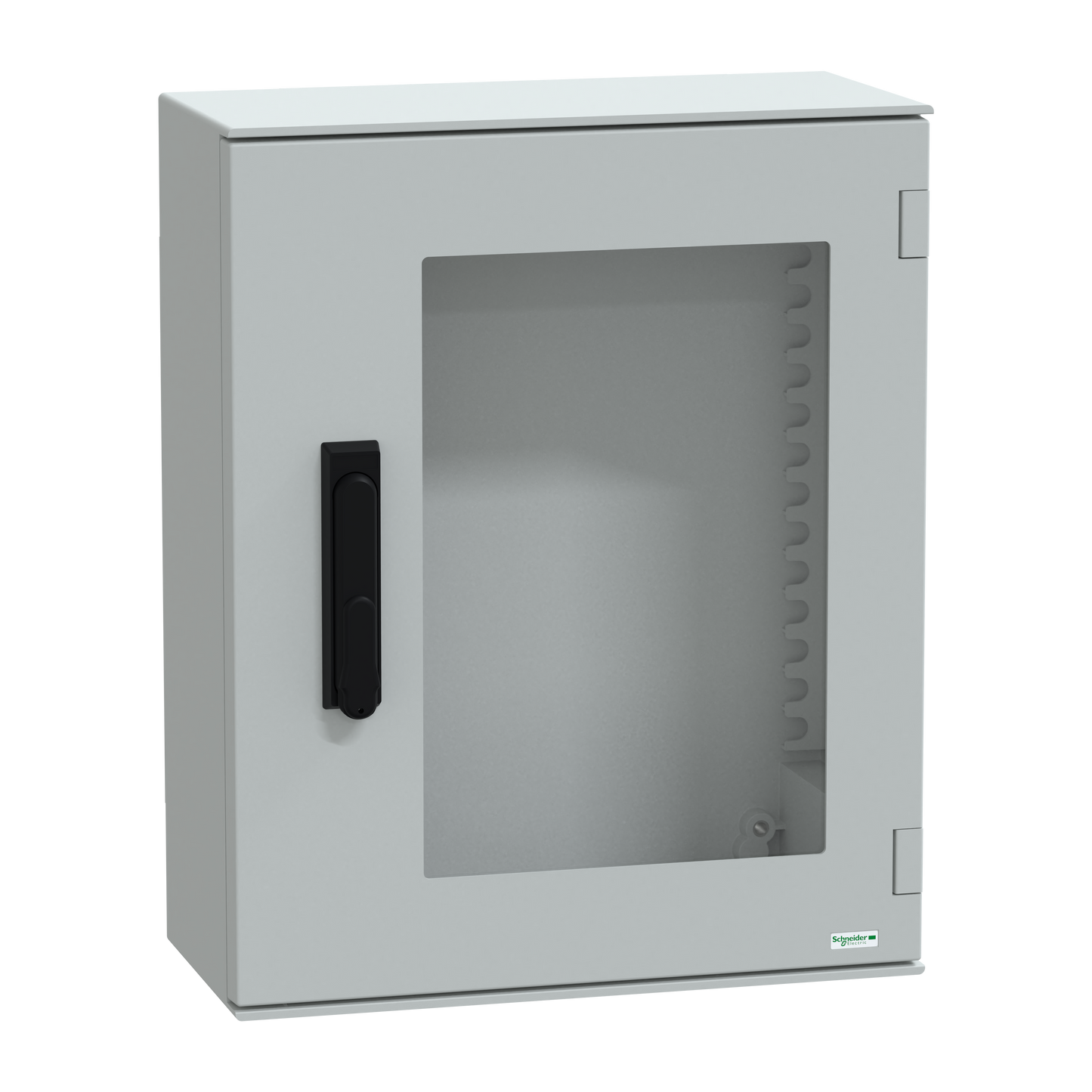 Schneider Electric-NSYPLM54TVG-Thalassa - Coffret 530x430x200 - Porte vitrée fermeture 3 pts - IP66 Ral7035