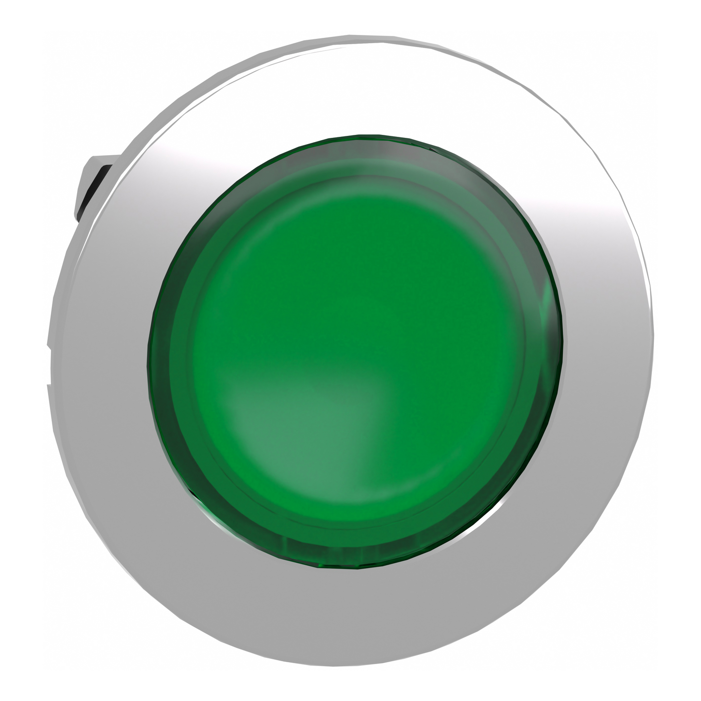 Schneider Electric-ZB4FA38-Harmony XB4 - tête bouton poussoir à impulsion - flush - pour étiq - vert