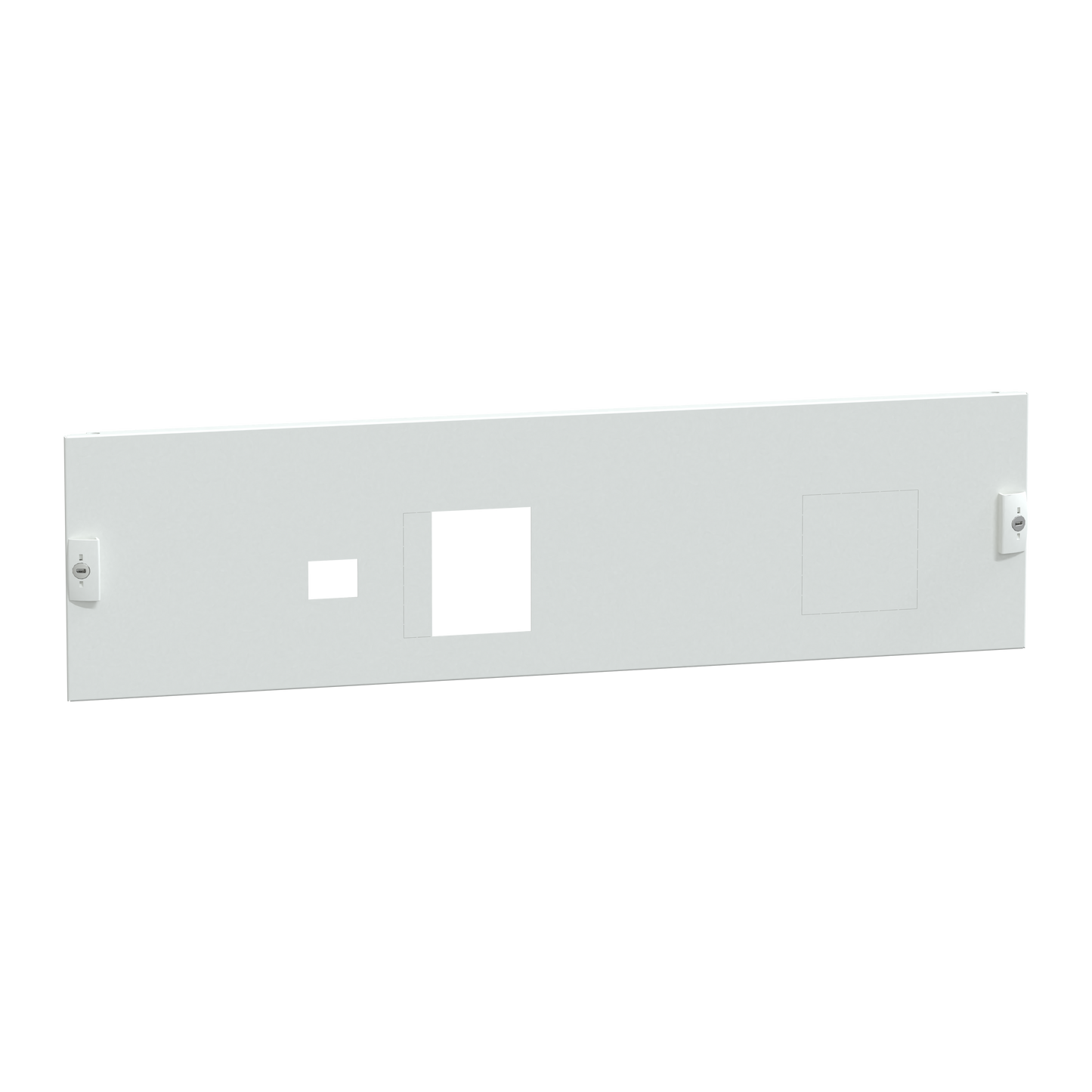 Schneider Electric-LVS03295-PrismaSeT G - Plastron NSX250 vigi - horiz. - fixe - cde maneton - L850