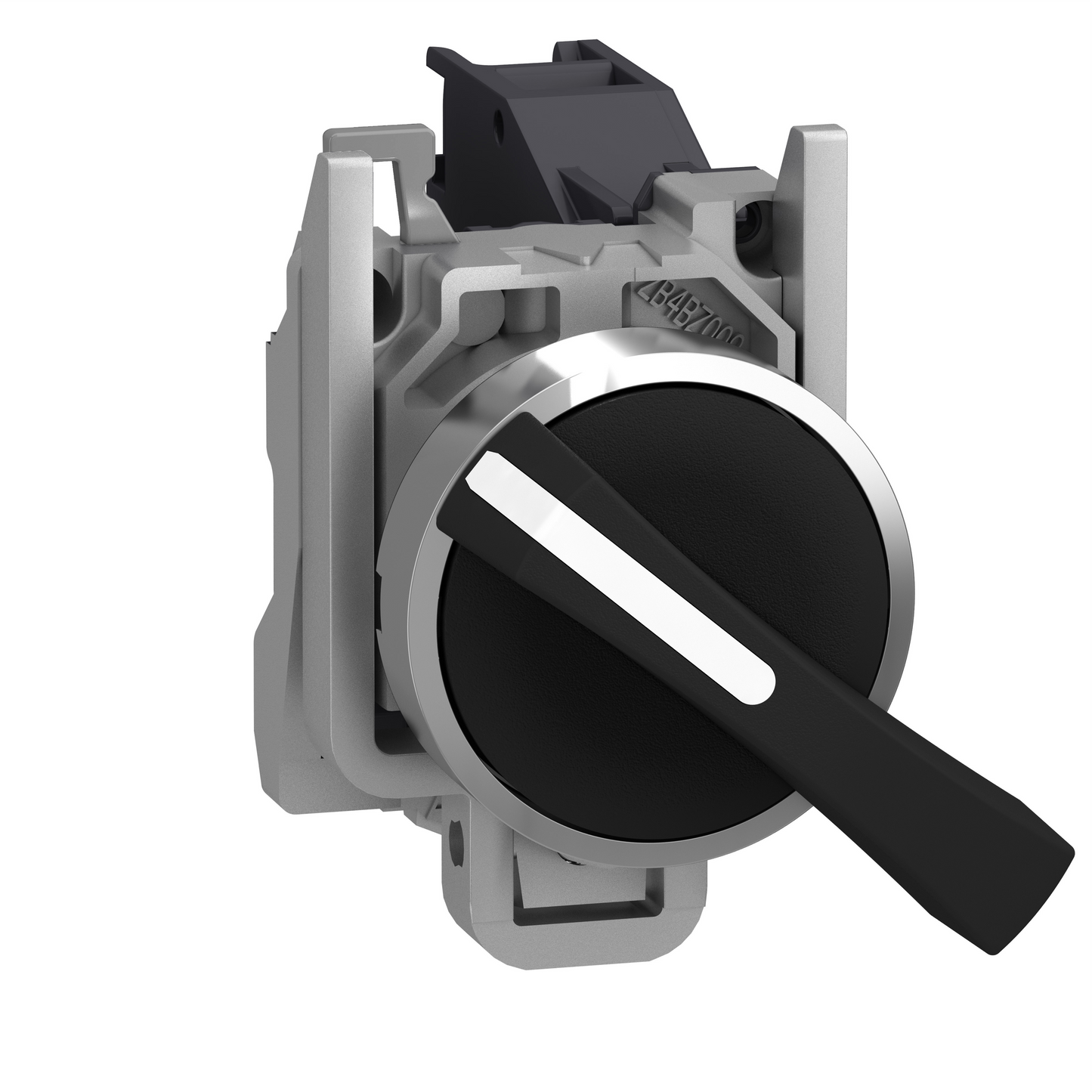 Schneider Electric-XB4BJ21-Harmony XB4 - bouton tournant à crosse Ø22 - Ø22 - 2 pos fix - noir - 1F - vis