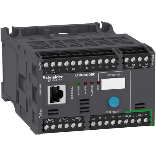 Schneider Electric-LTMR100DBD-TeSys T contrôleur moteur LTM R, DeviceNet, 24 V CC, 5...100 A