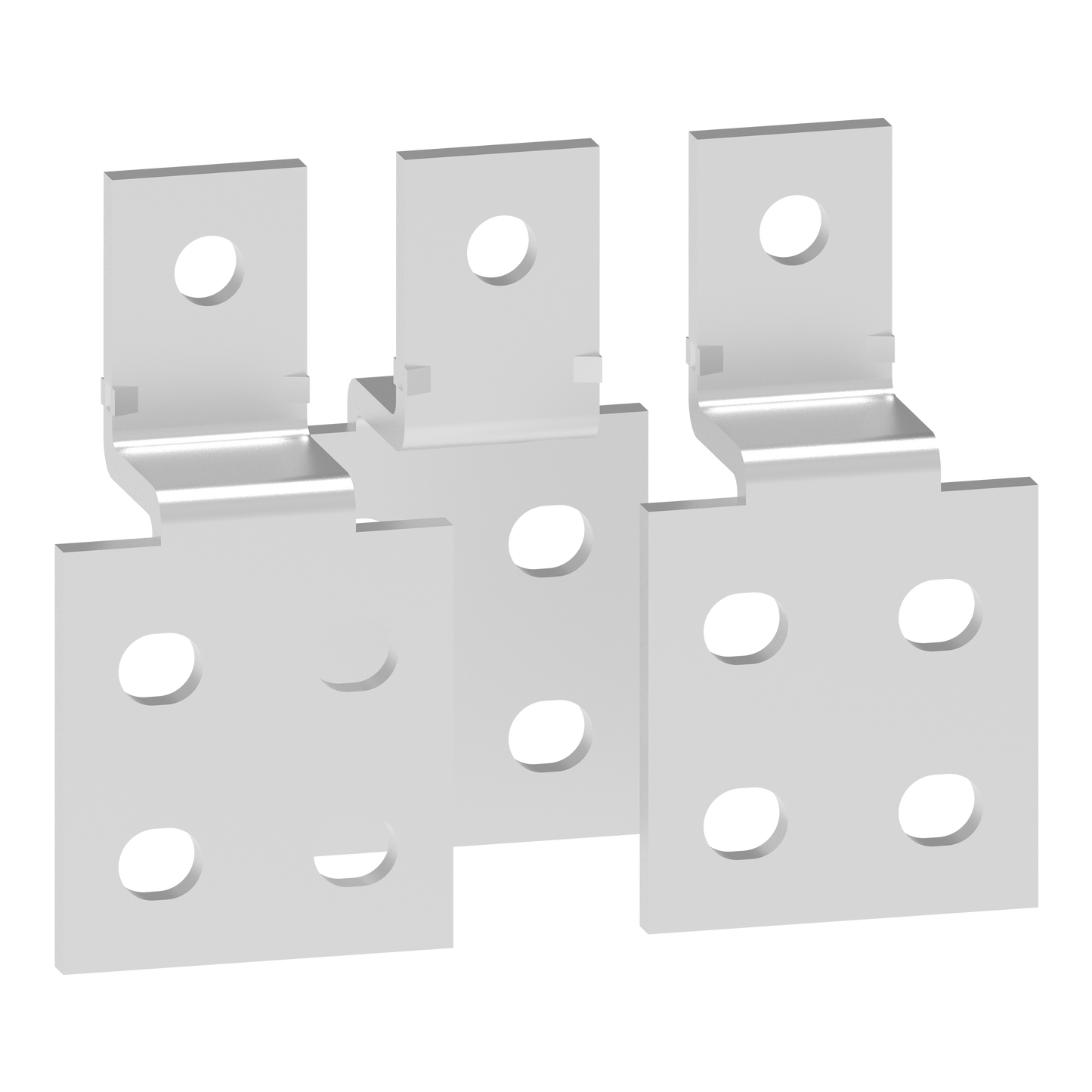 Schneider Electric-LA9G3672-Barres d'extension à angle droit pour gros terminaux pour TeSys 3 pôles G265-500
