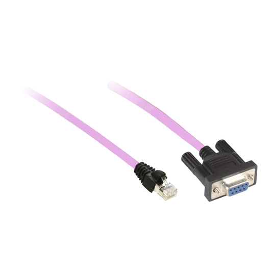 Schneider Electric-VW3M3805R030-Lexium - câble précablé Canopen - 1xRJ45/1xSUB-D 9 femelle -3m