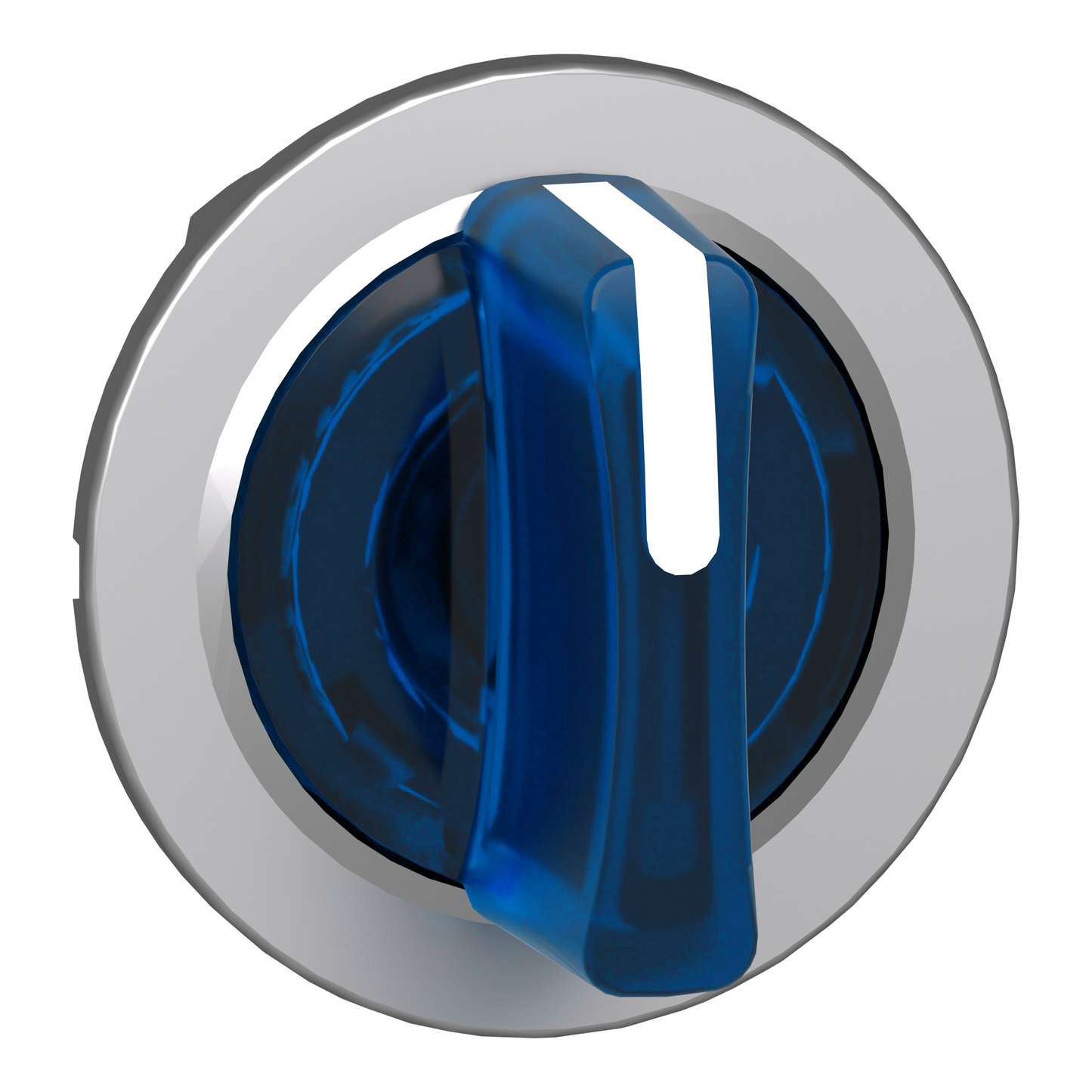 Schneider Electric-ZB4FK1363-Harmony XB4 - tête bouton à manette lumineux - flush - 3 pos fix - bleu