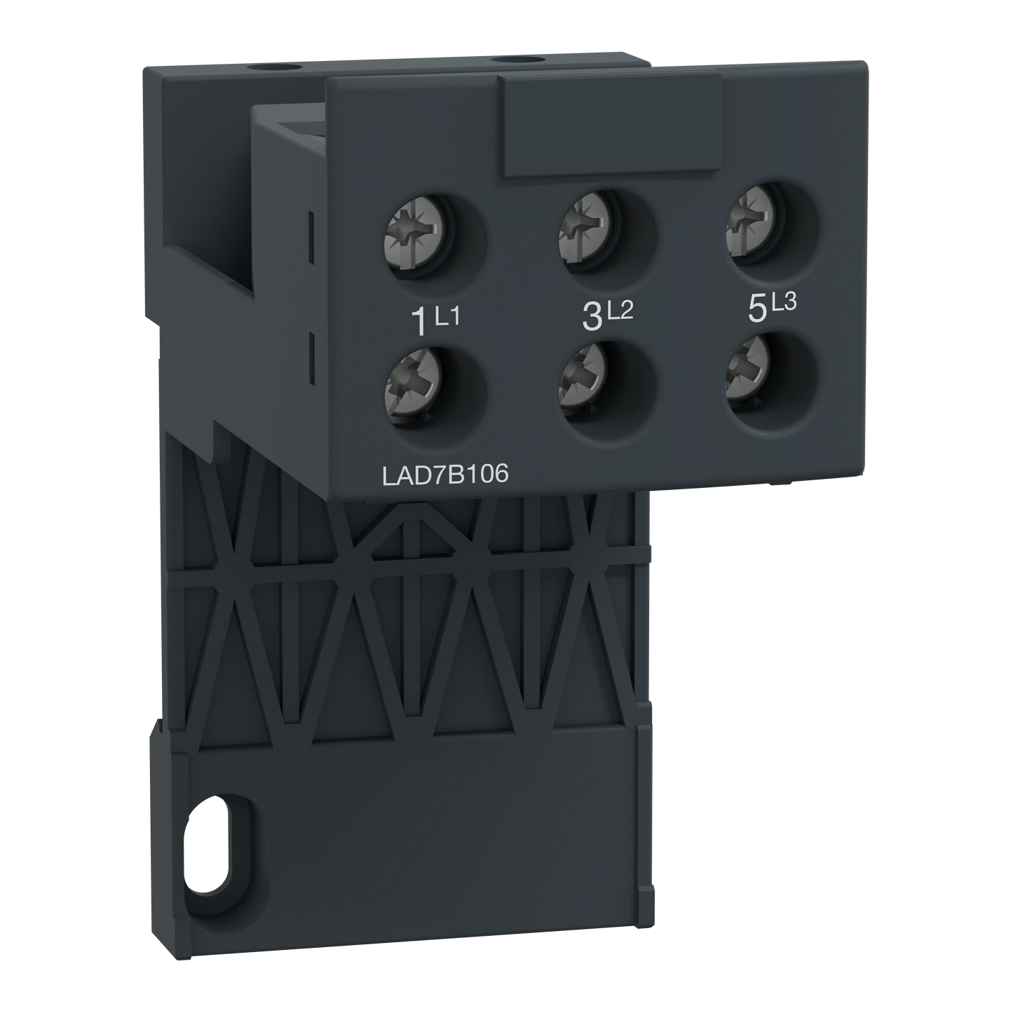 Schneider Electric-LAD7B106-TeSys LAD7 - bornier pour profilé 35mm - pour LRD01.35 et LR3D01..D35