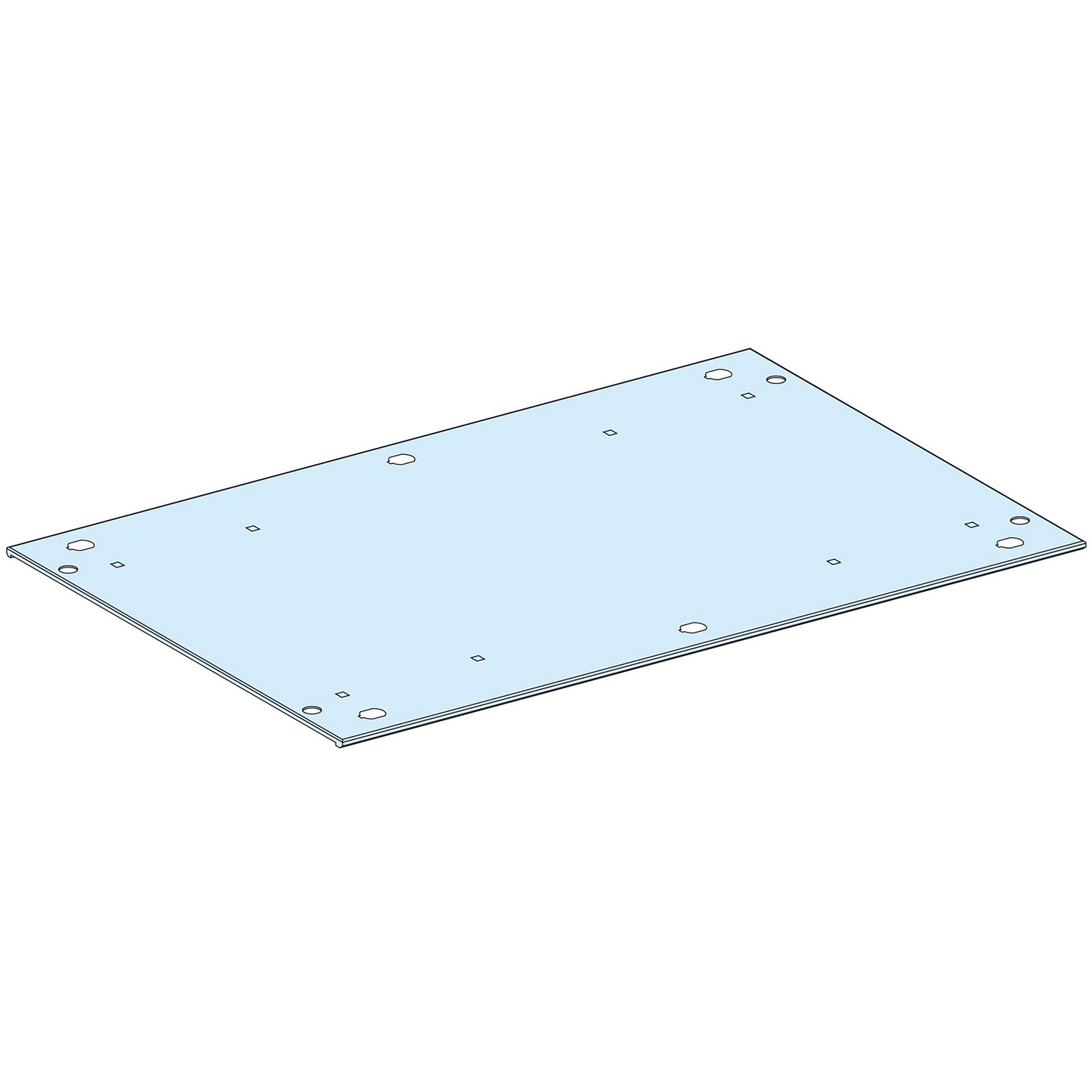 Schneider Electric-LVS08656-PrismaSeT P - Toit plein IP55 - L650 P600