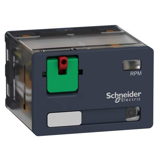 Schneider Electric-RPM42F7-Harmony Relay RP - relais puissance - embroch - test - DEL - 4OF - 15A - 120VAC