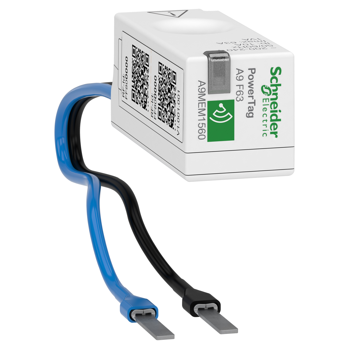 Schneider Electric-A9MEM1560-PowerTag - Capteur de mesure radiofréquence - Vigi DT40/IC60 - 1P+N 63A - am/av