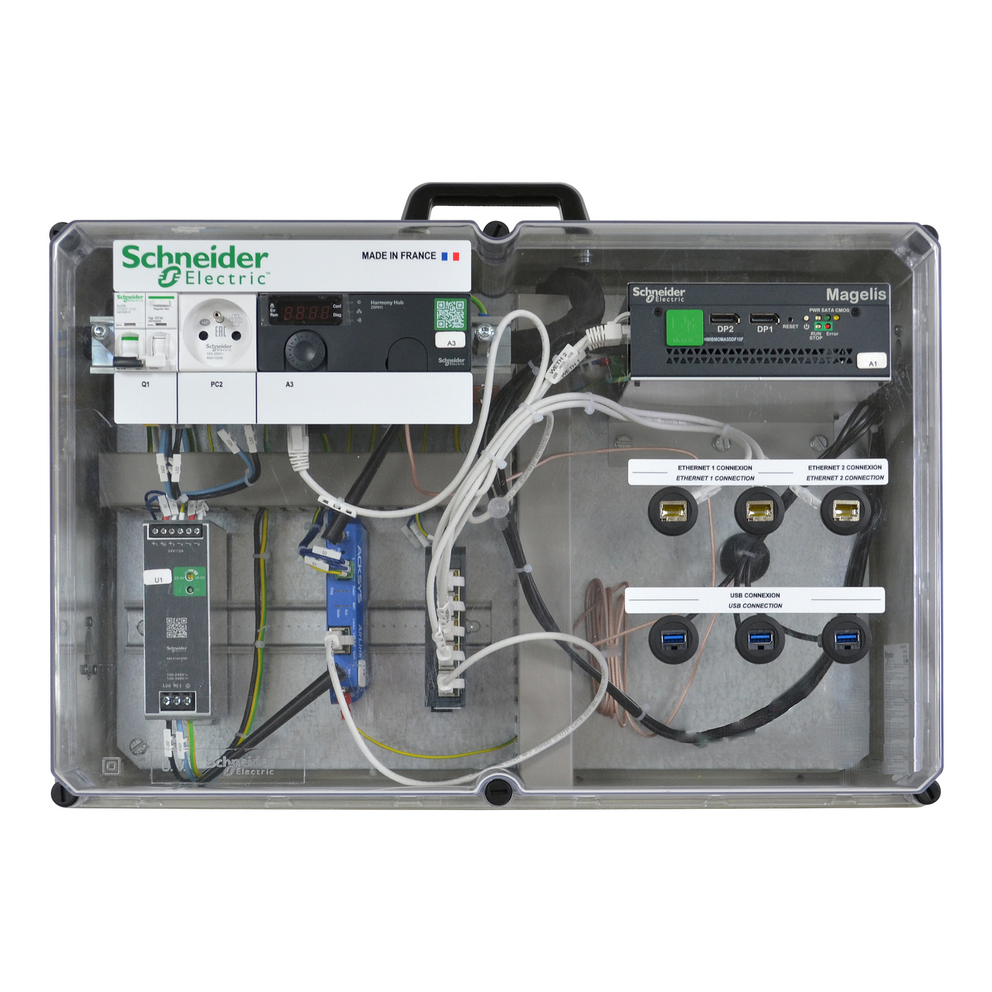 Schneider Electric-MD4STPKDID-Coffret d'étude le la supervision et réalité augmentée industriel