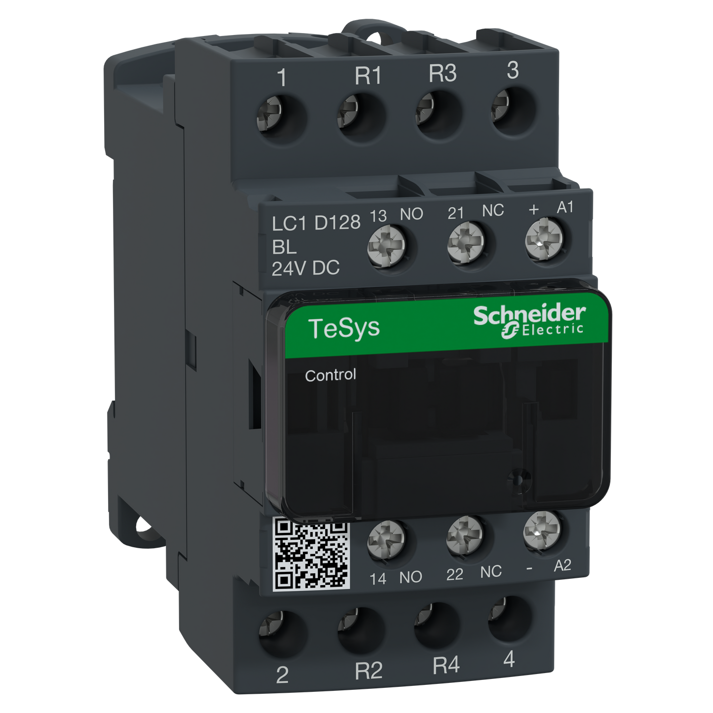 Schneider Electric-LC1D128BL-TeSys LC1D - contacteur - 4P (2F+2O) - AC-1 440V - 25A - bobine 24Vcc