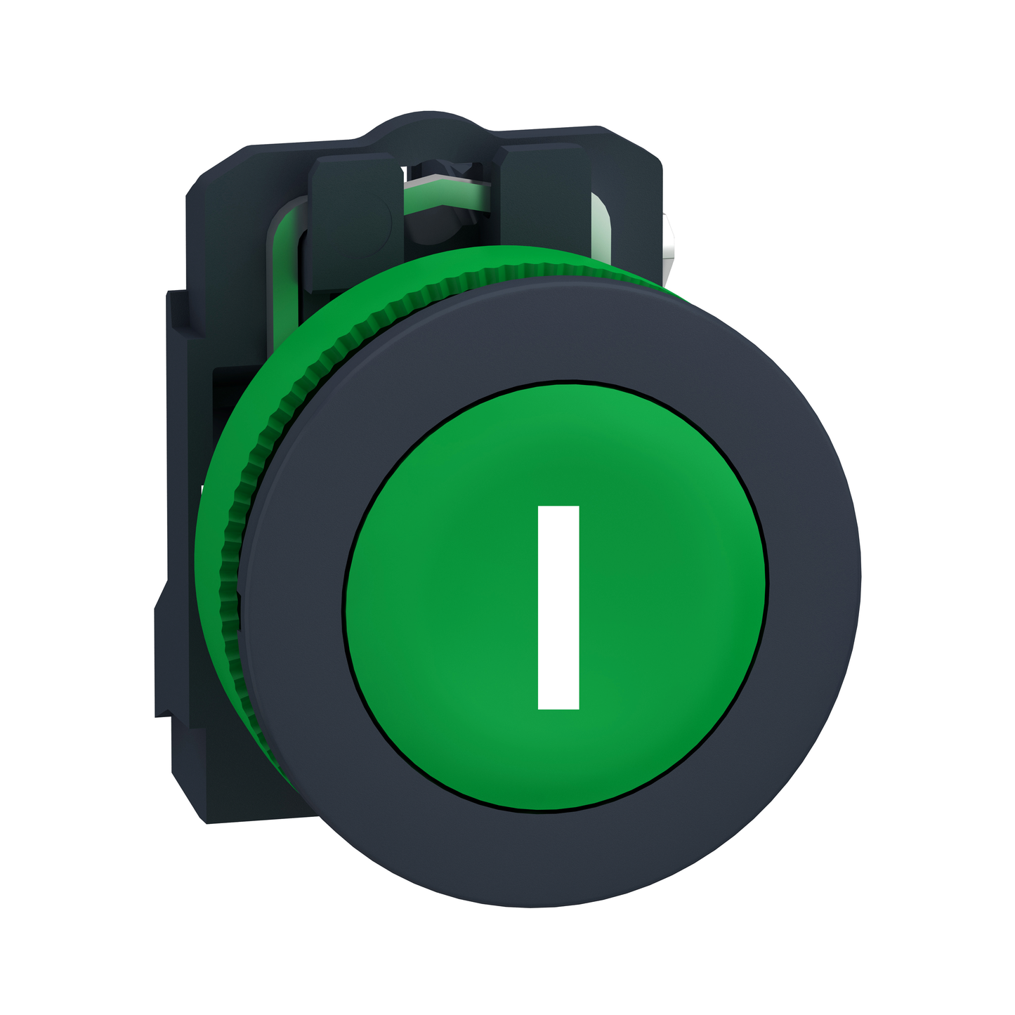 Schneider Electric-XB5FA3311-Harmony XB5 - bouton poussoir impulsion - flush - marqué - vert - 1F - vis