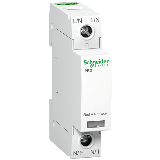 Schneider Electric-A9L65121-Acti9 - Parafoudre iPRD65r - 1P - 65kA - 460V - avec report de signalisation