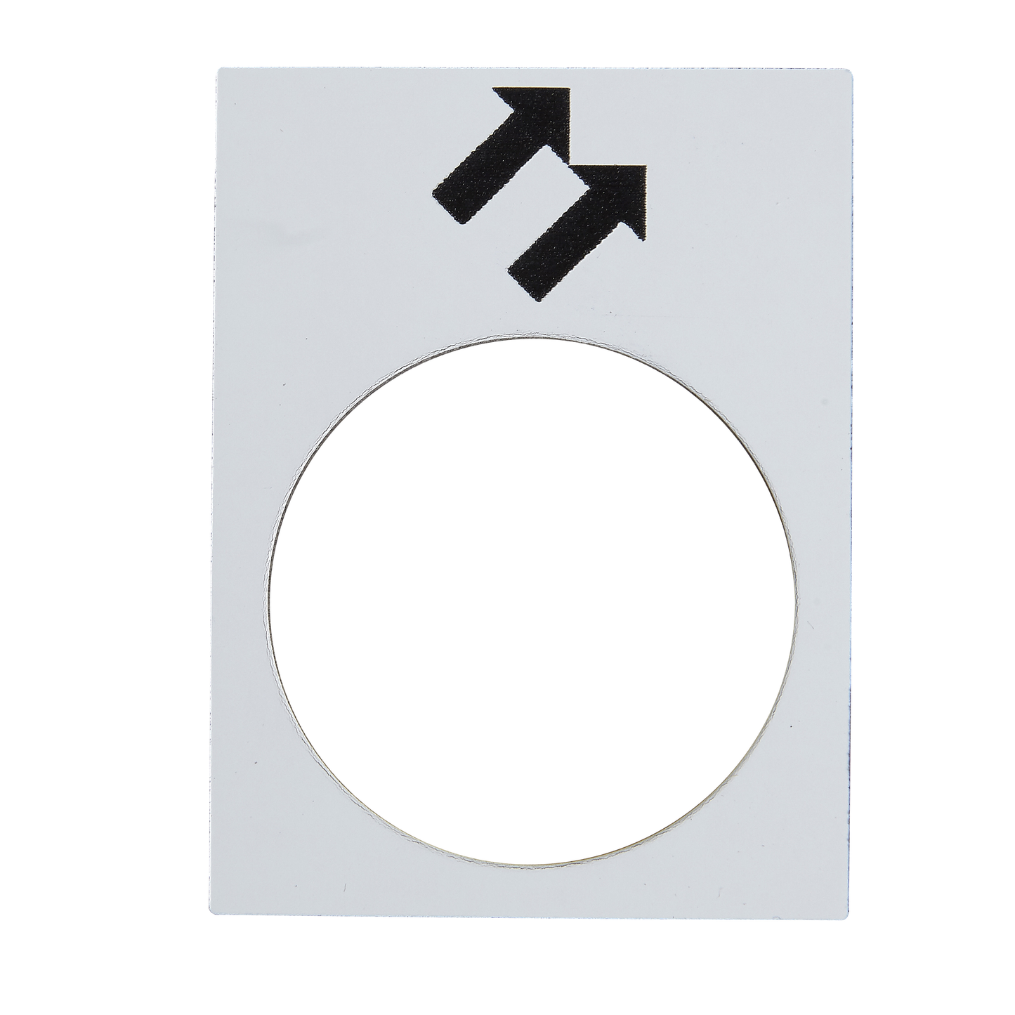 Schneider Electric-ZB2BY4964-Harmony - étiquette - 30x40mm - blanc - avant GV