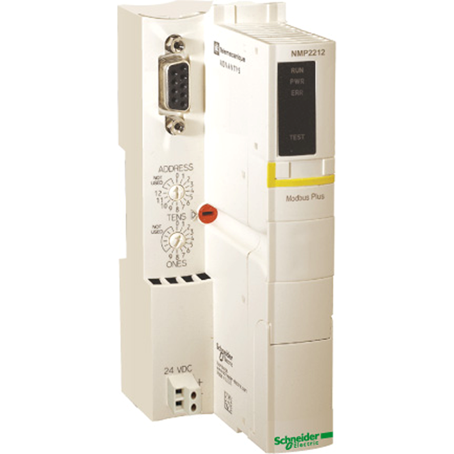 Schneider Electric-STBNMP2212-Advantys STB - module d'interface réseau standard - Modbus Plus - 1Mbit/s