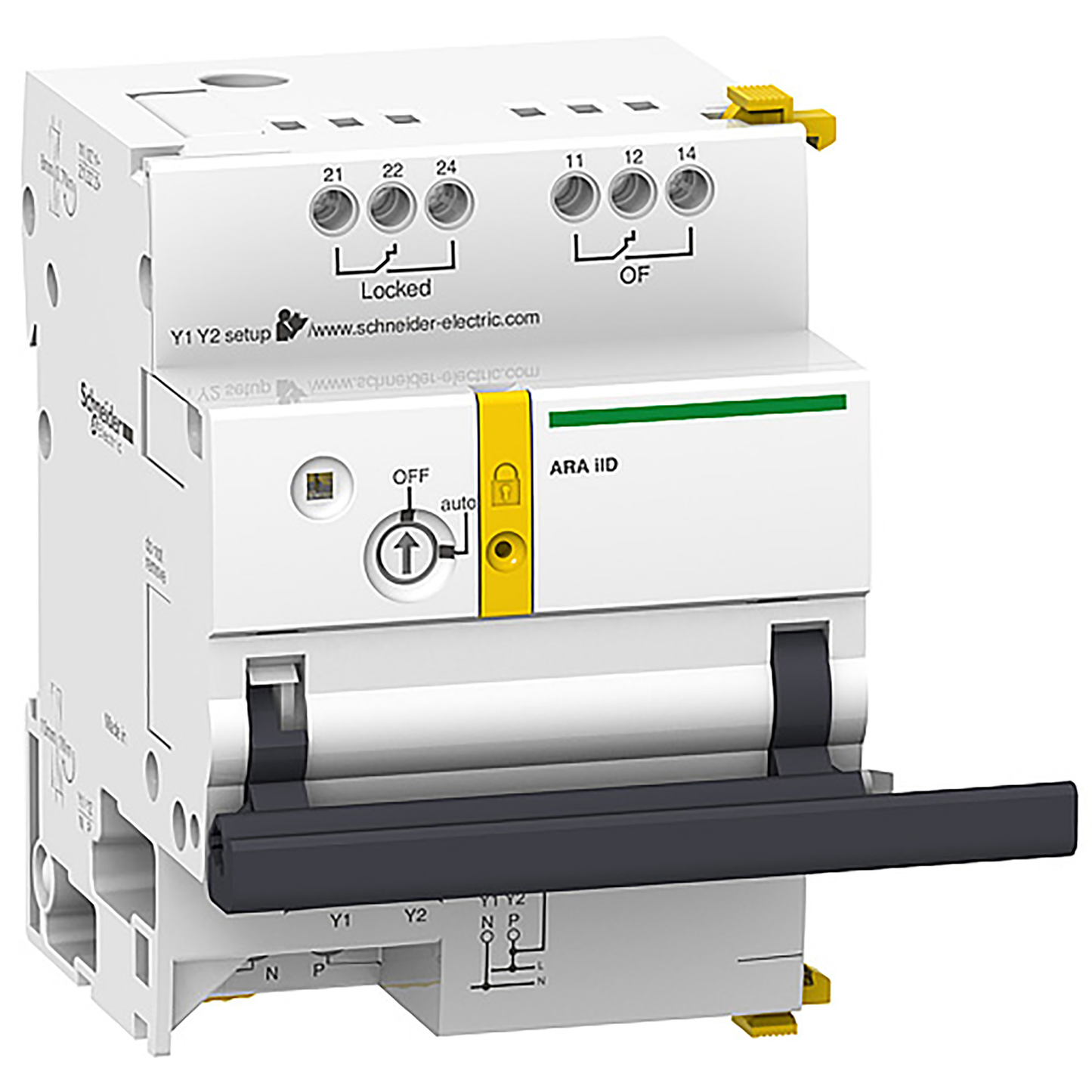 Schneider Electric-A9C70344W-W-ARA IID REARMEMENT 4P