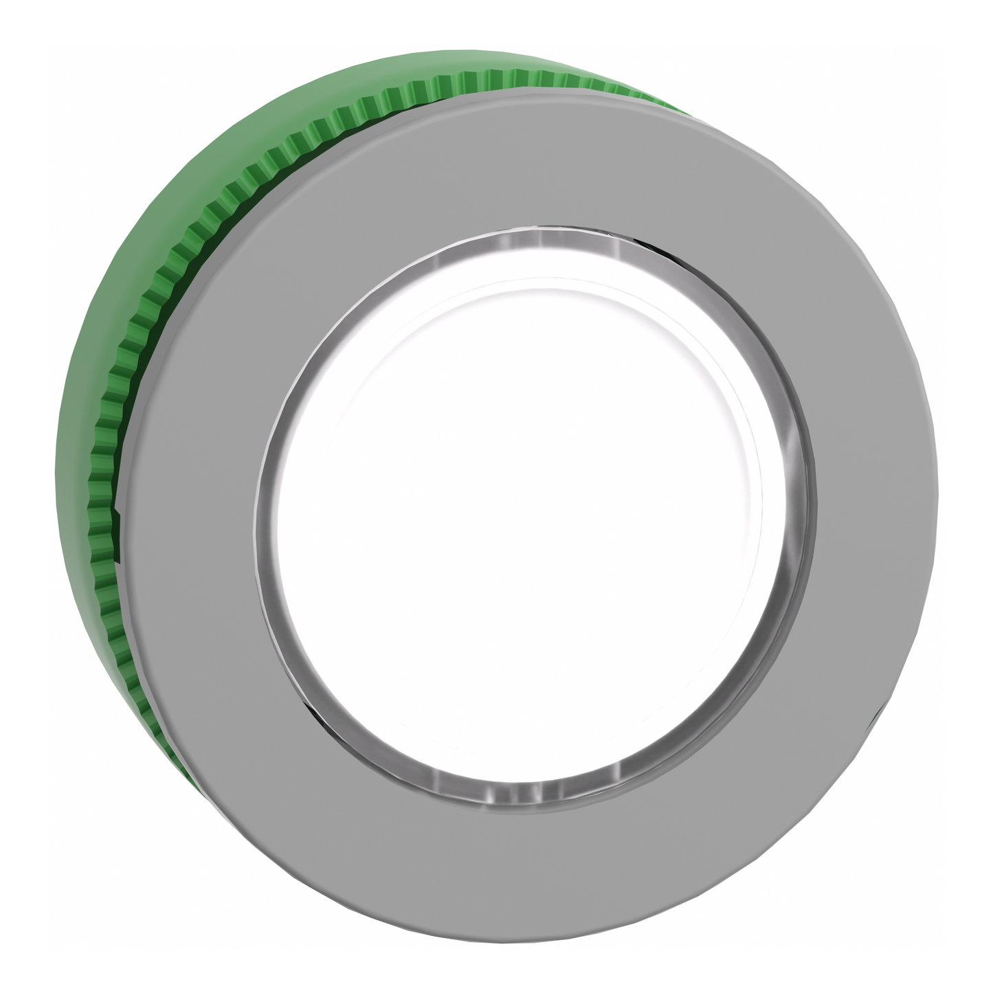 Schneider Electric-ZB5FV013C0-Harmony XB5 - tête voyant DEL - Ø22 - col flush grise - lisse - blanc