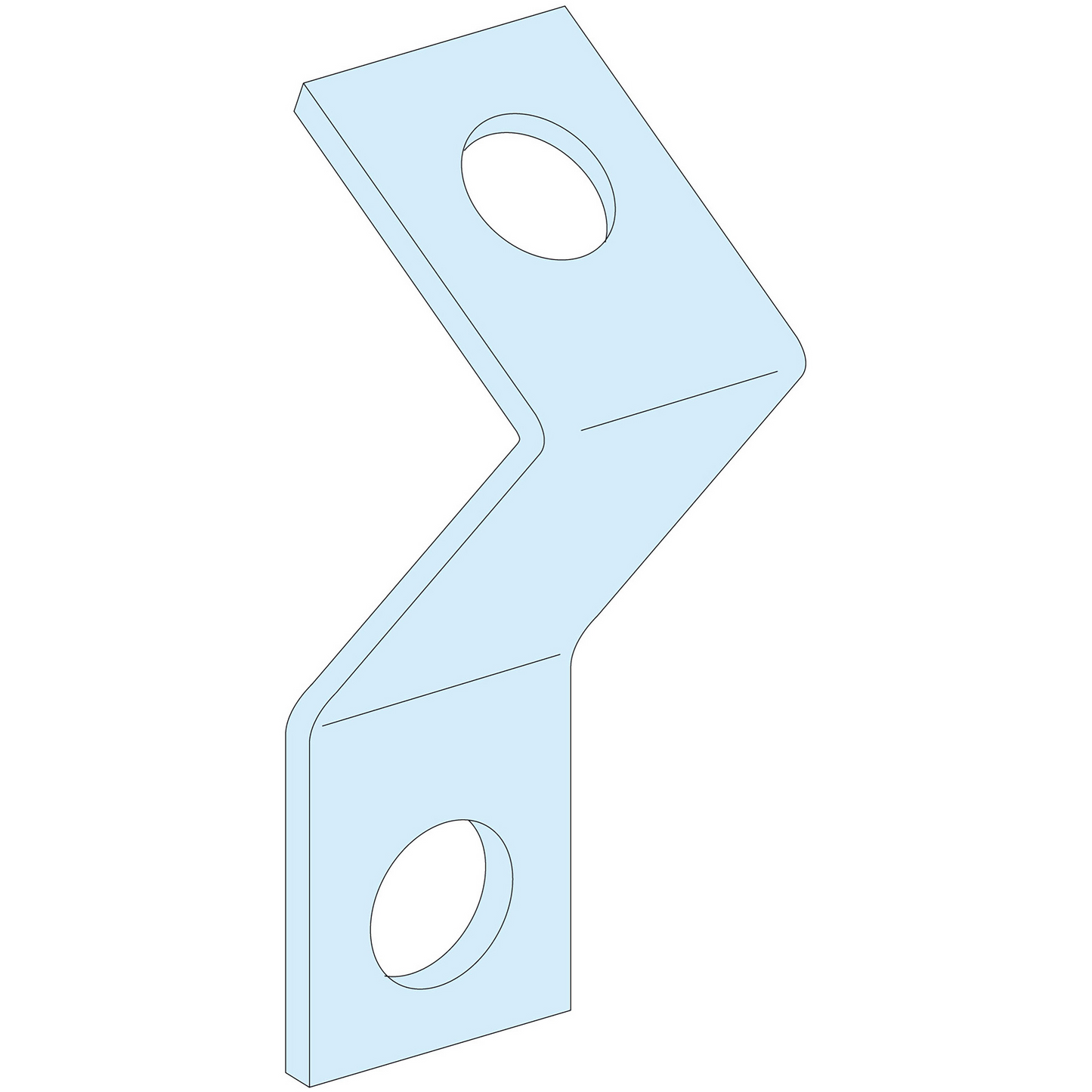 Schneider Electric-LVS03005-PrismaSeT G - Support 45° pour rail DIN ou barre de terre